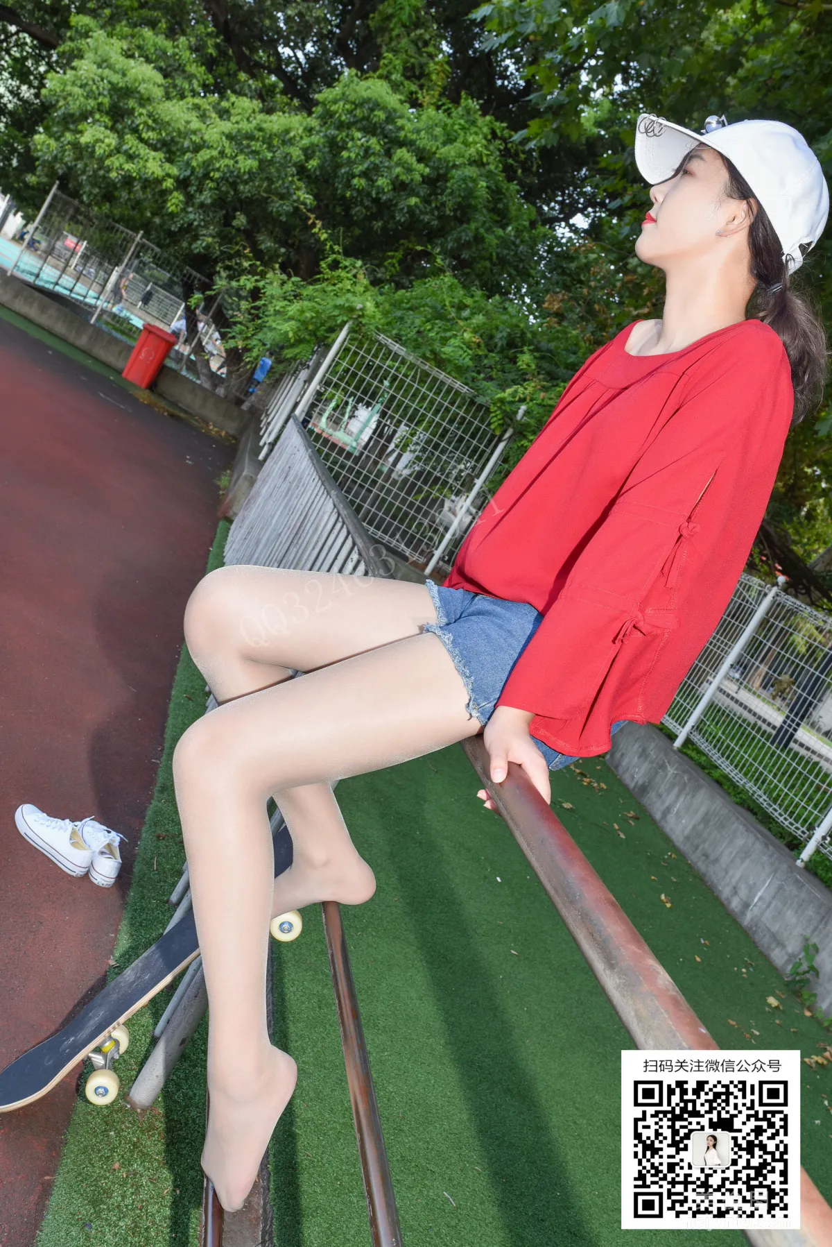 [DaSheng] No.078 Yue Yue, Wearing Stockings to Play on a Skateboard photo 24