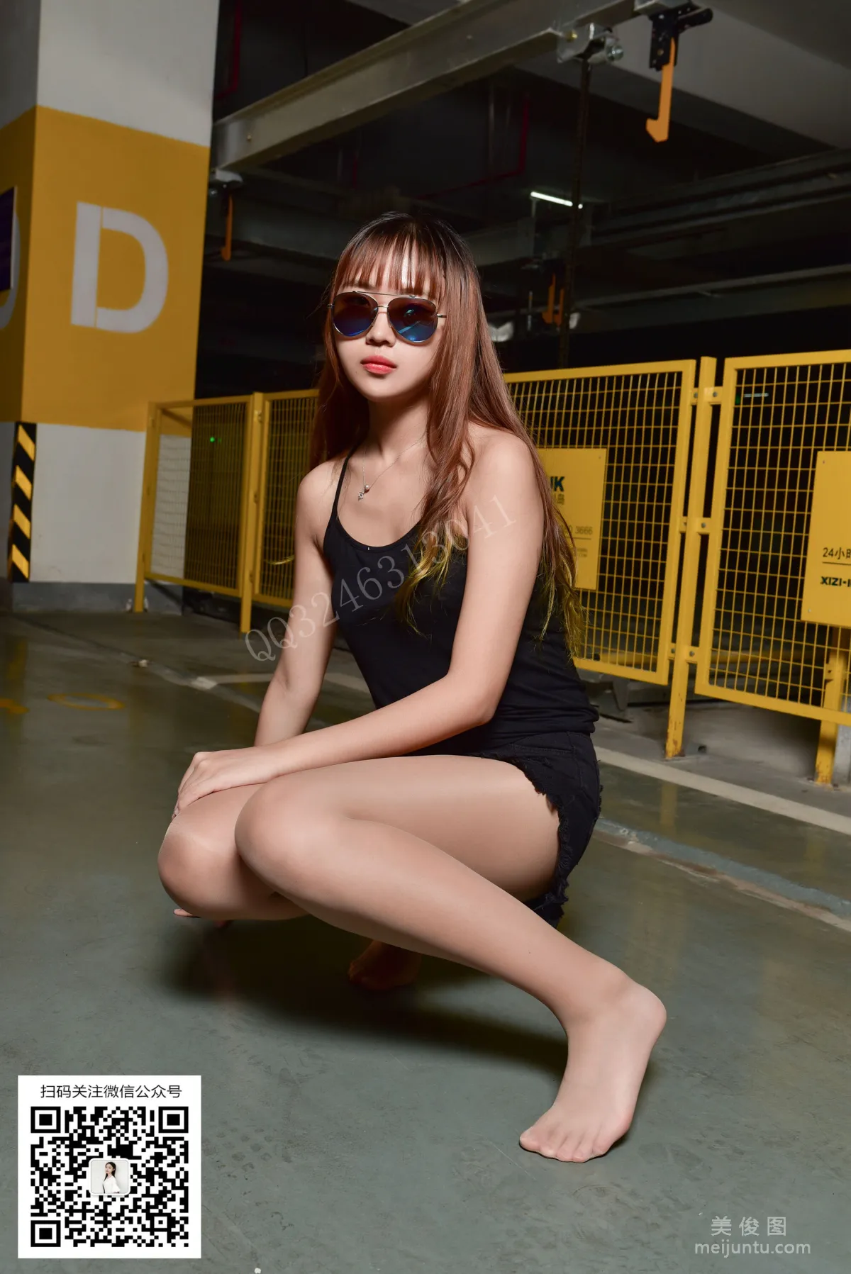 [DaSheng] No.080 Xiao Rui, Underground Garage Beautiful Stockings photo 43