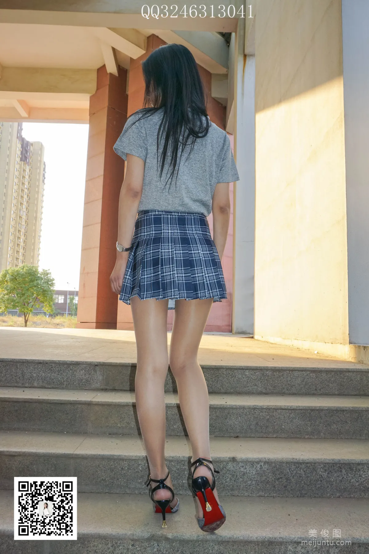 [DaSheng] No.097 Shan Er, Curvy Girl in Classroom Wearing Stockings and Taking Off Shoes photo 74