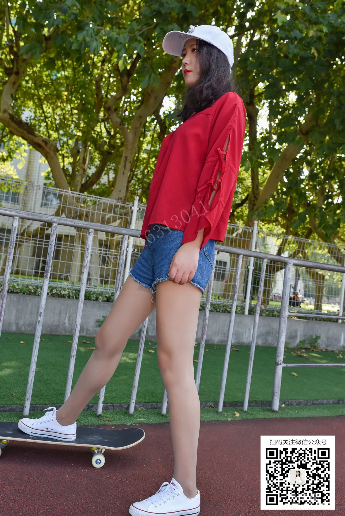 [DaSheng] No.078 Yue Yue, Wearing Stockings to Play on a Skateboard photo 12