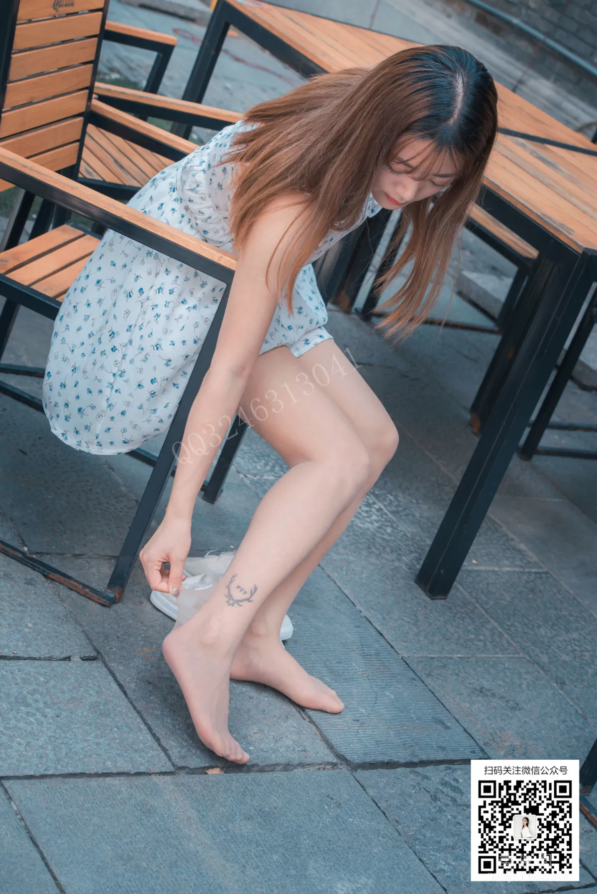 [DaSheng] No.071 Li Li, Dress and Sheer Stockings photo 47