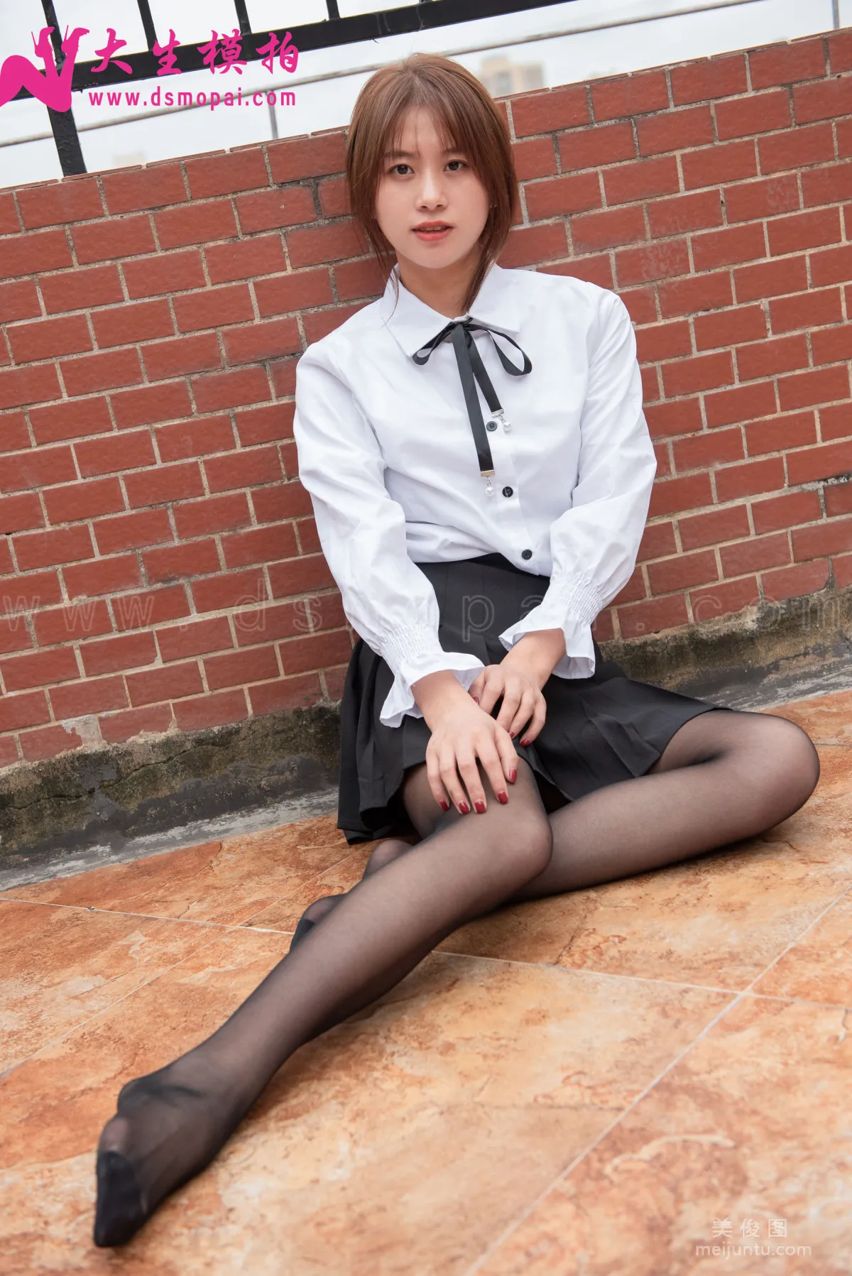 [大生模拍] No.152 小颖 - 学院黑丝17