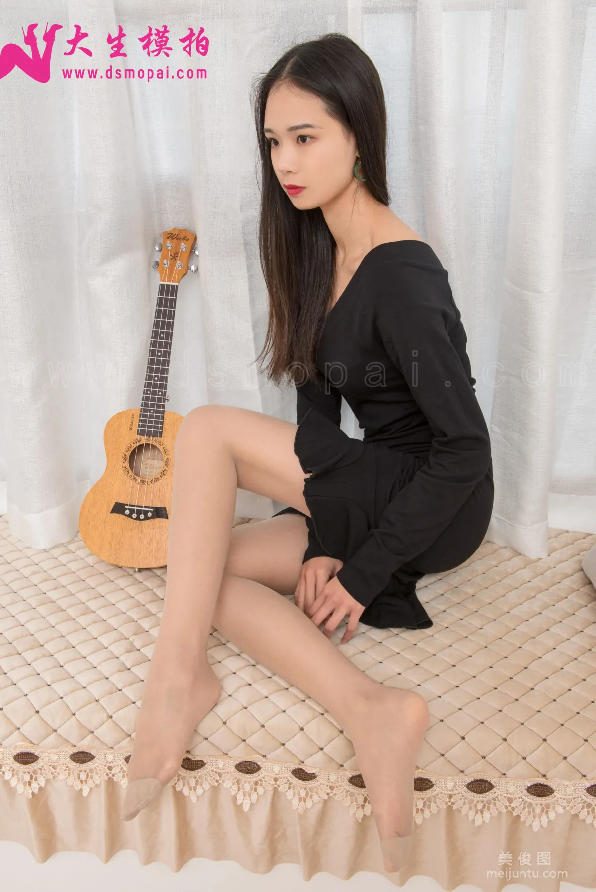 [大生模拍] No.121 珊珊 - 肉丝小吉他37