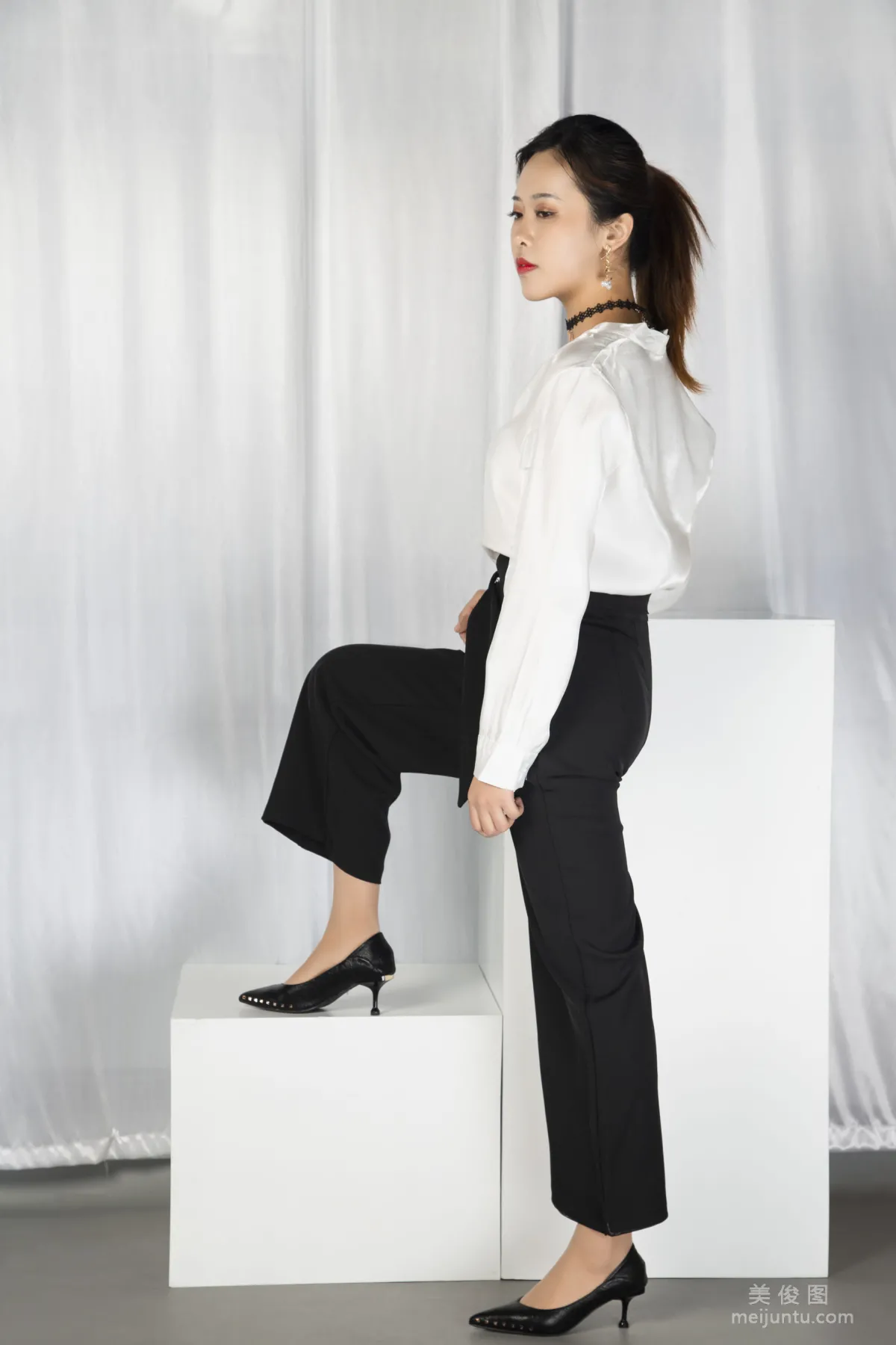 [Naisi] NO.033 Chen Jing, Wide-Leg Pants and Small Leather Shoes, Today's OL Commute photo 7
