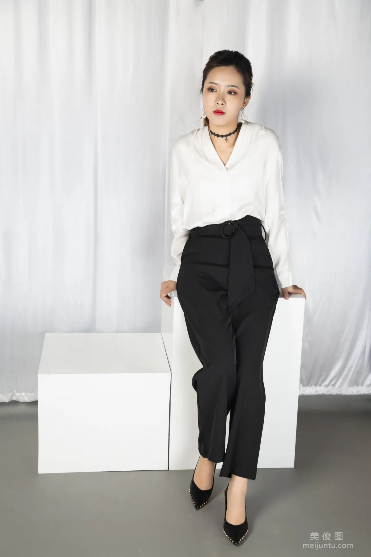 [Naisi] NO.033 Chen Jing, Wide-Leg Pants and Small Leather Shoes, Today's OL Commute photo 28