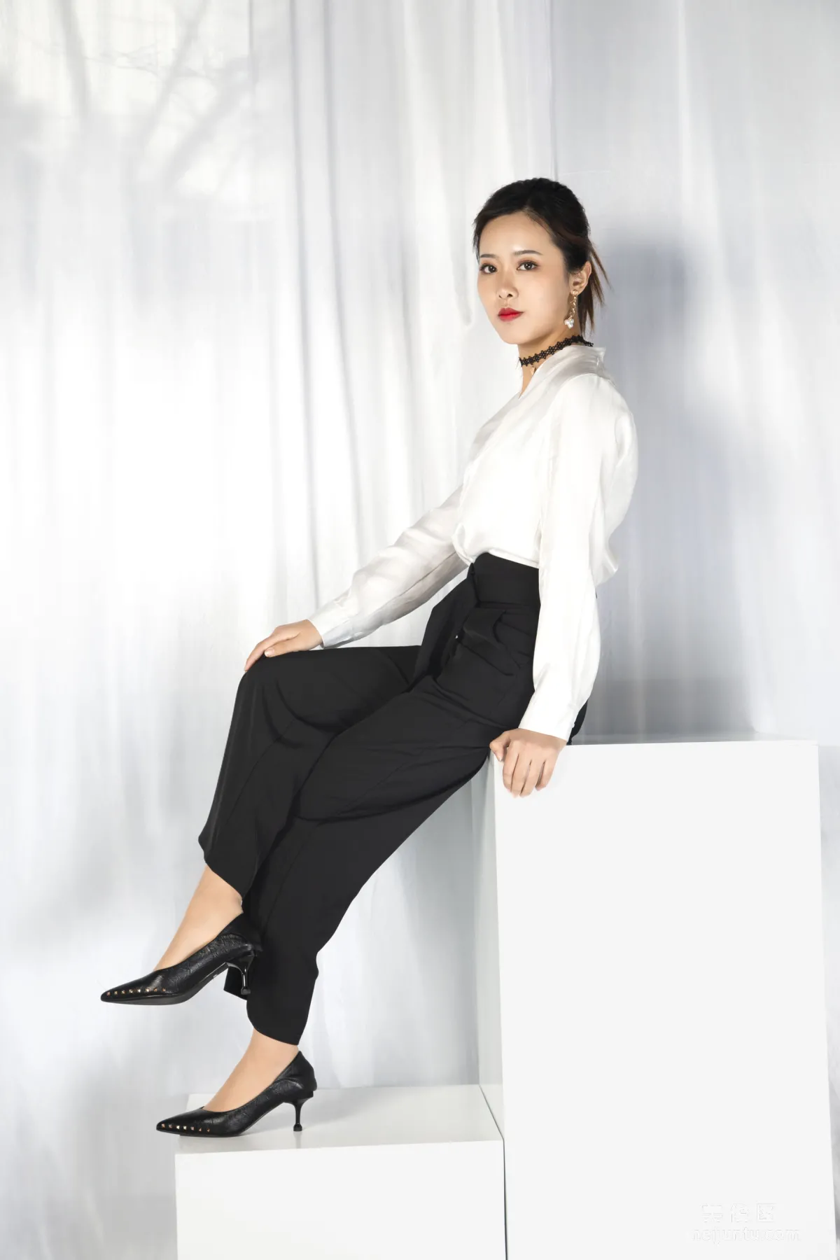 [Naisi] NO.033 Chen Jing, Wide-Leg Pants and Small Leather Shoes, Today's OL Commute photo 8