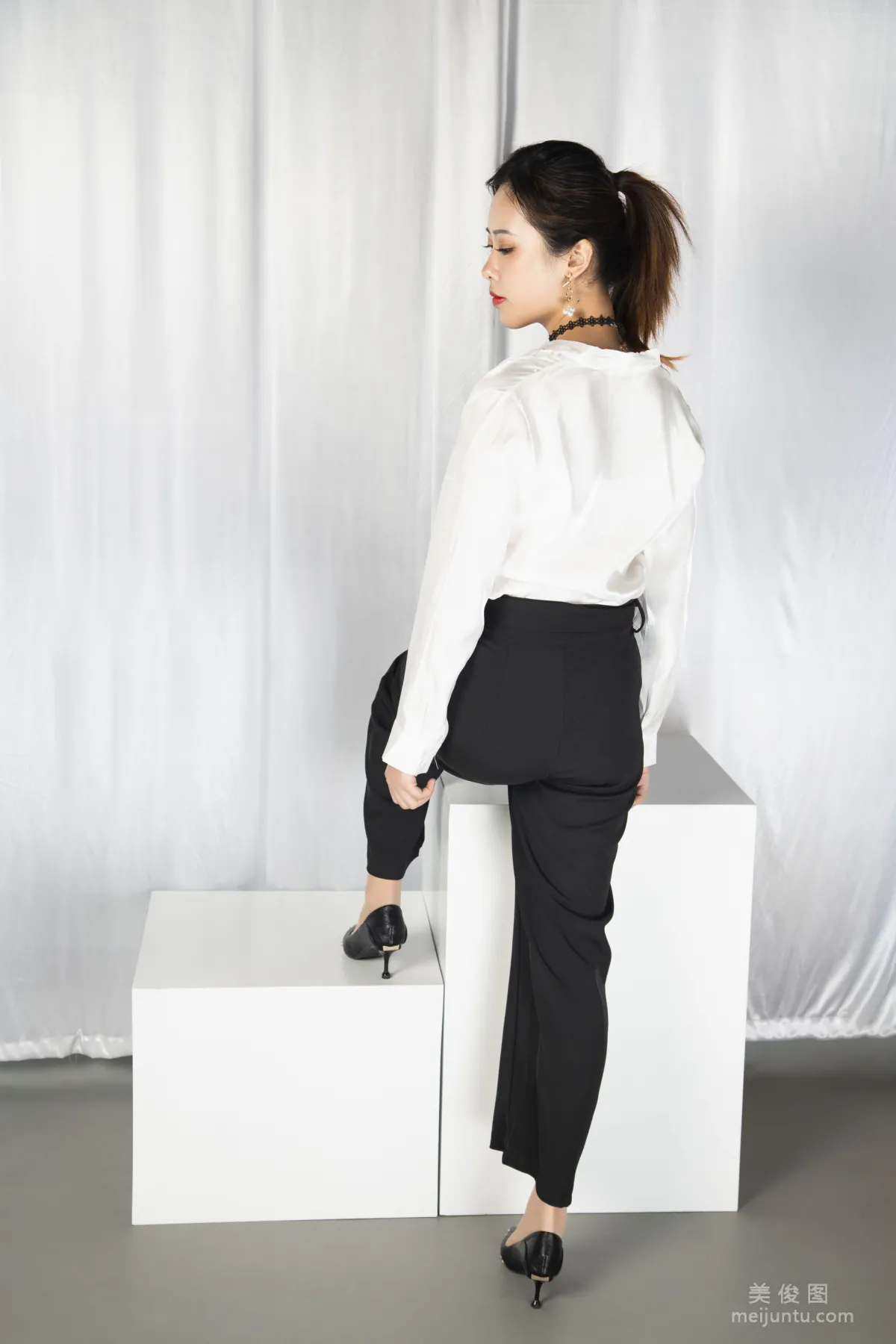 [Naisi] NO.033 Chen Jing, Wide-Leg Pants and Small Leather Shoes, Today's OL Commute photo 30