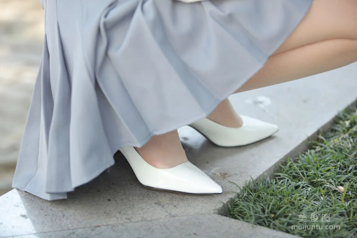[Naisi] NO.072 Xiao Chengzi - Ponytail and White Pleated Skirt photo 34