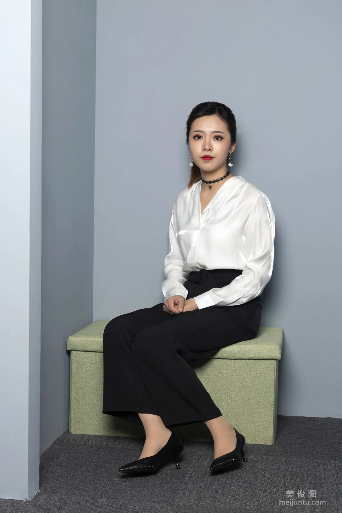 [Naisi] NO.033 Chen Jing, Wide-Leg Pants and Small Leather Shoes, Today's OL Commute photo 6