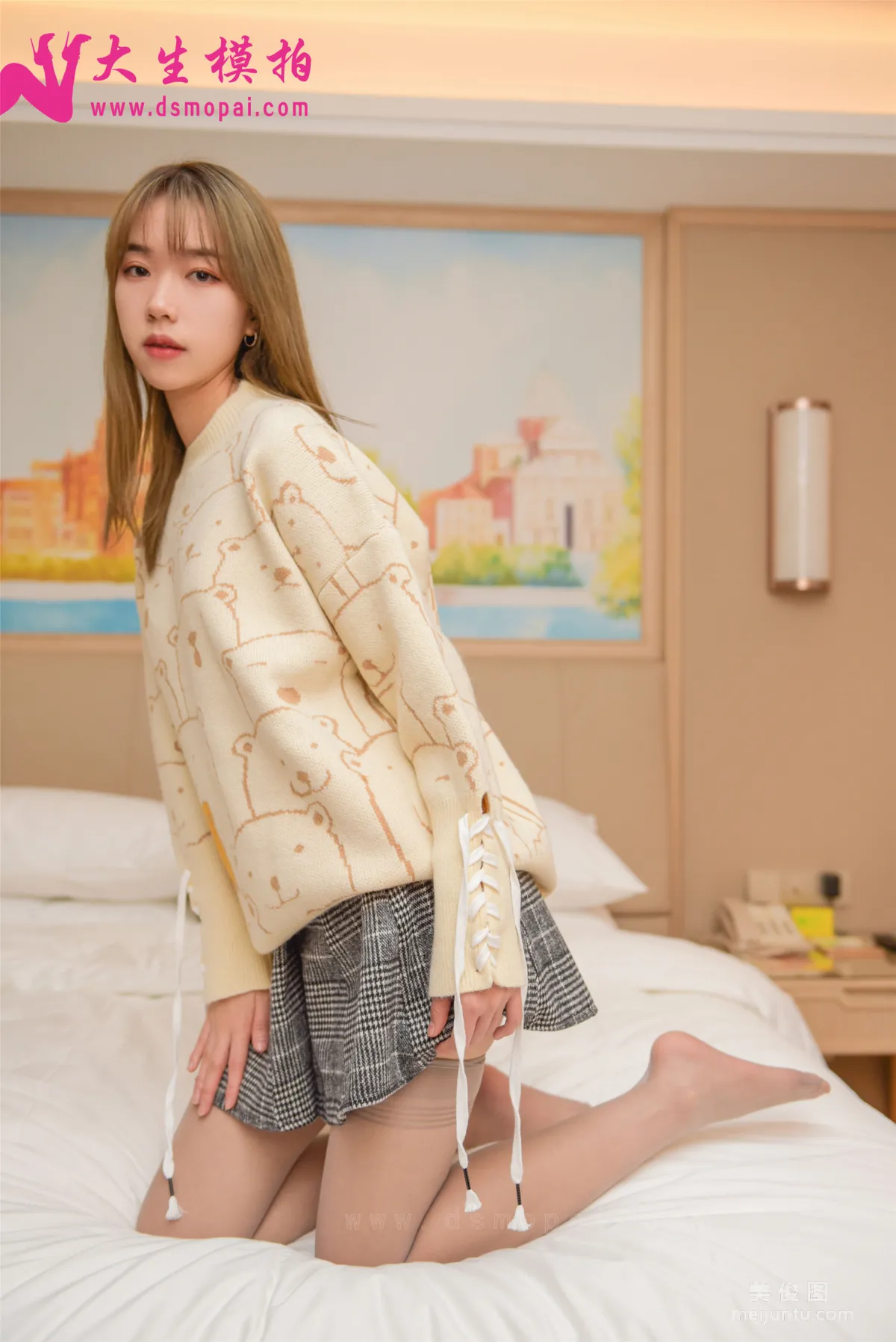 [DaSheng] No.175 Xiao Lu, Gray Long Stockings photo 12