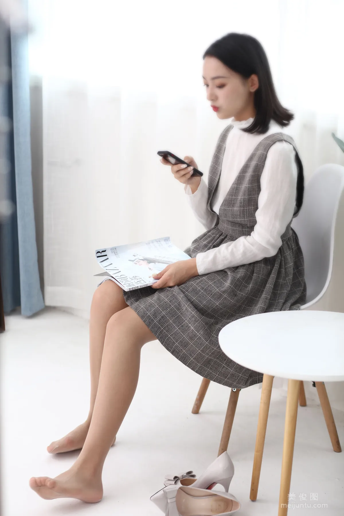 [Naisi] NO.133 Xiu Xiu, Acting Young Two-Piece Set, Shirt and Suspender Skirt photo 16