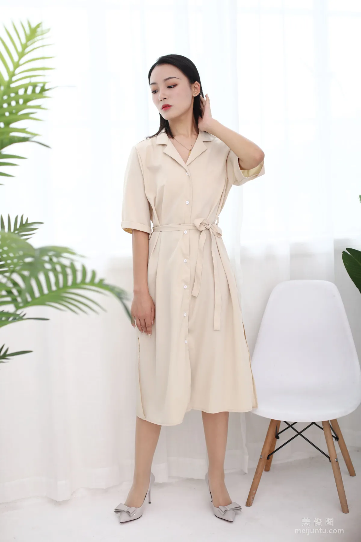 [奈丝] NO.136 秀秀 - 温柔奶茶色系25