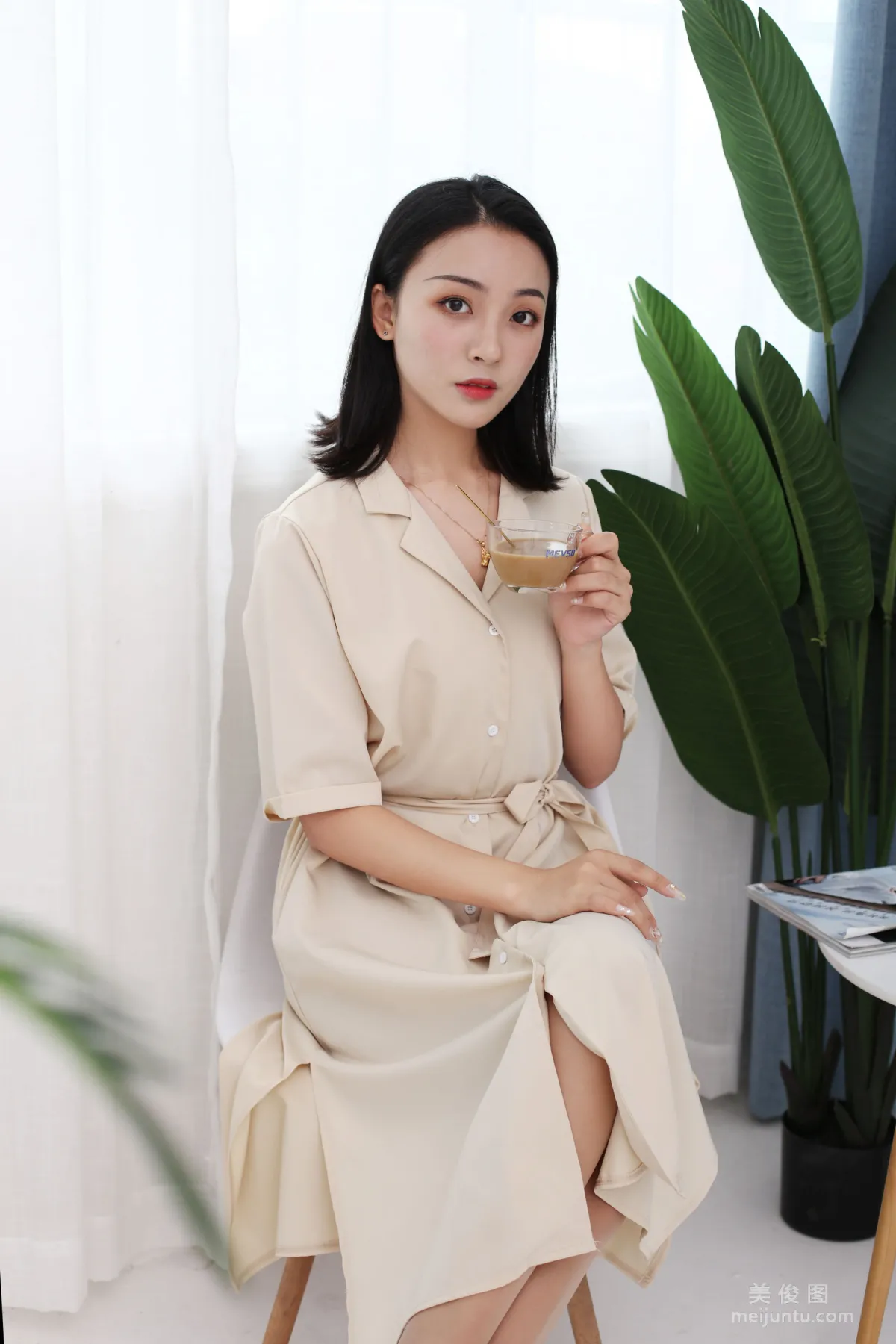 [奈丝] NO.136 秀秀 - 温柔奶茶色系8