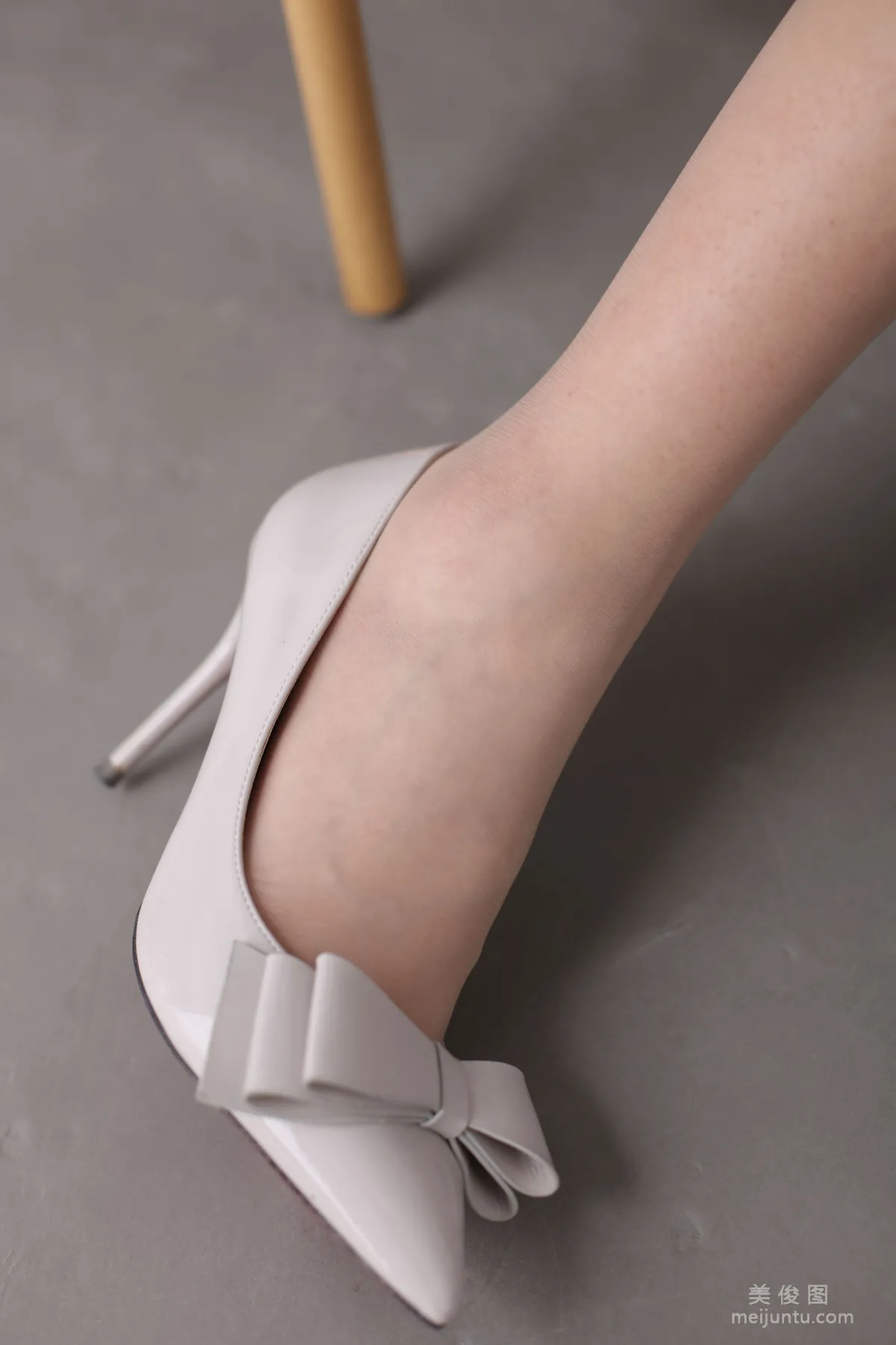 [Naisi] NO.142 Bing Bing - Double-Layer Bow High Heels photo 3