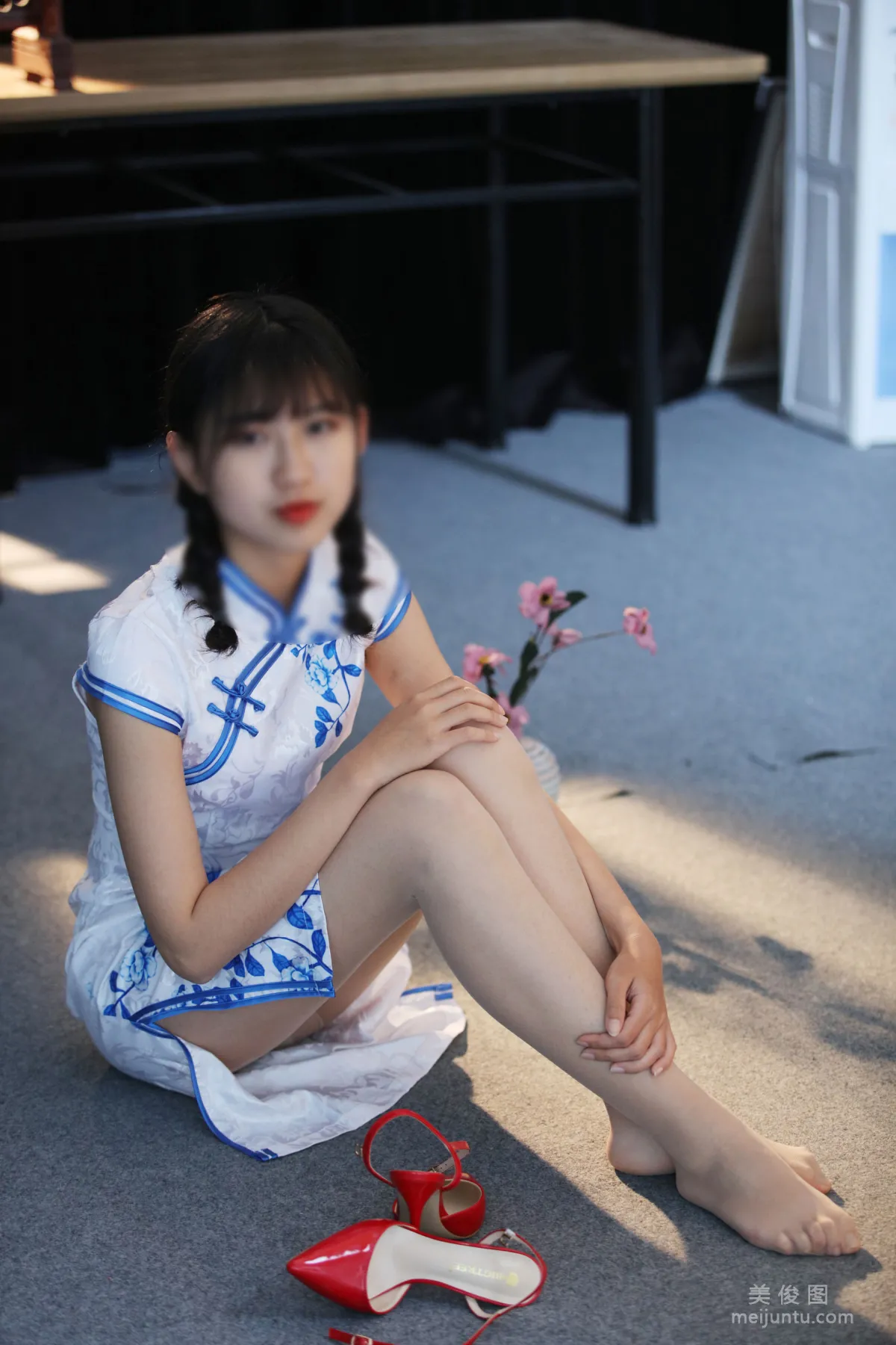 [奈丝] NO.114 小橙子 - 初尝旗袍肉丝28