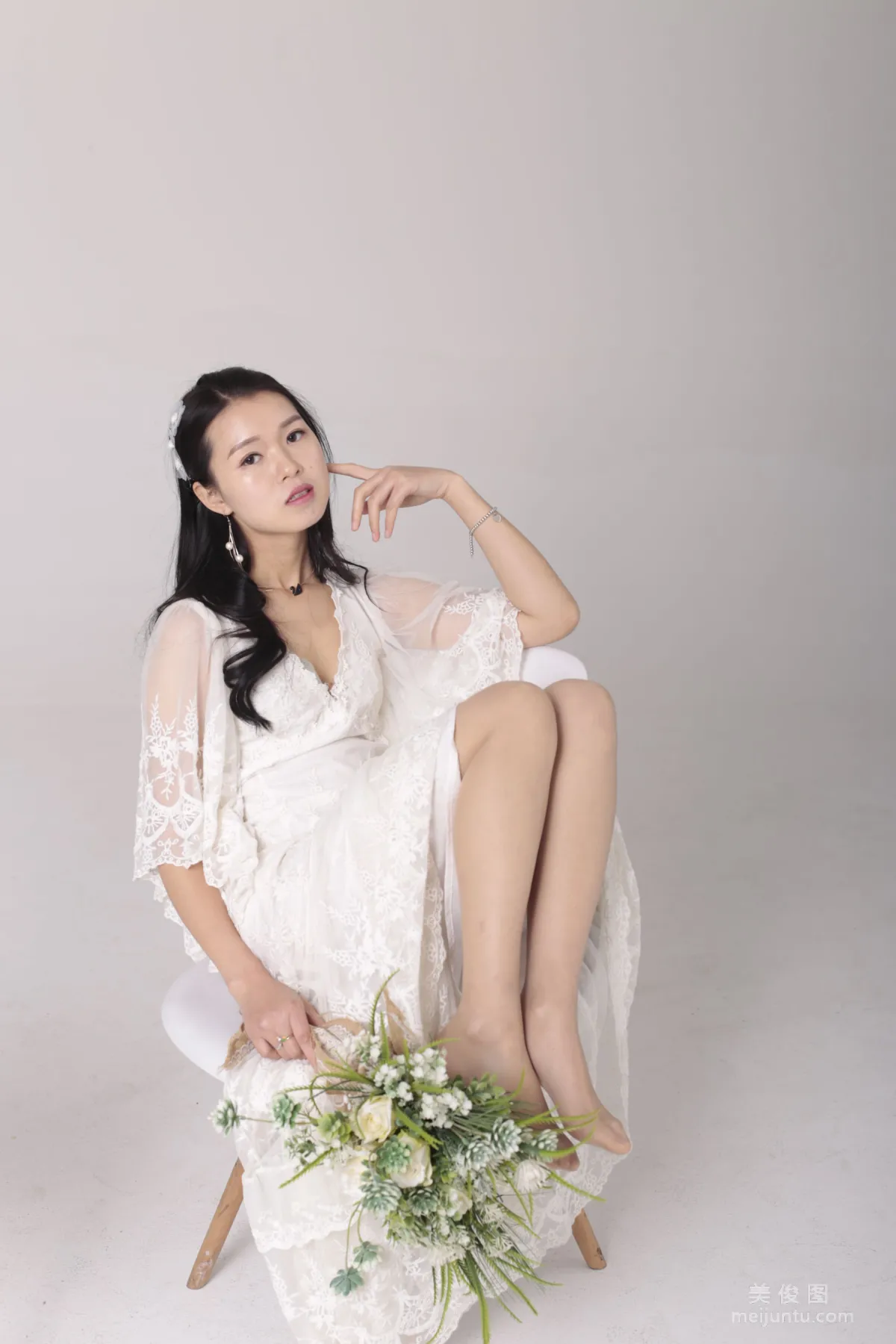 [Naisi] NO.112 Xiao Min - The Lace Dress with an Ethereal Aura photo 33