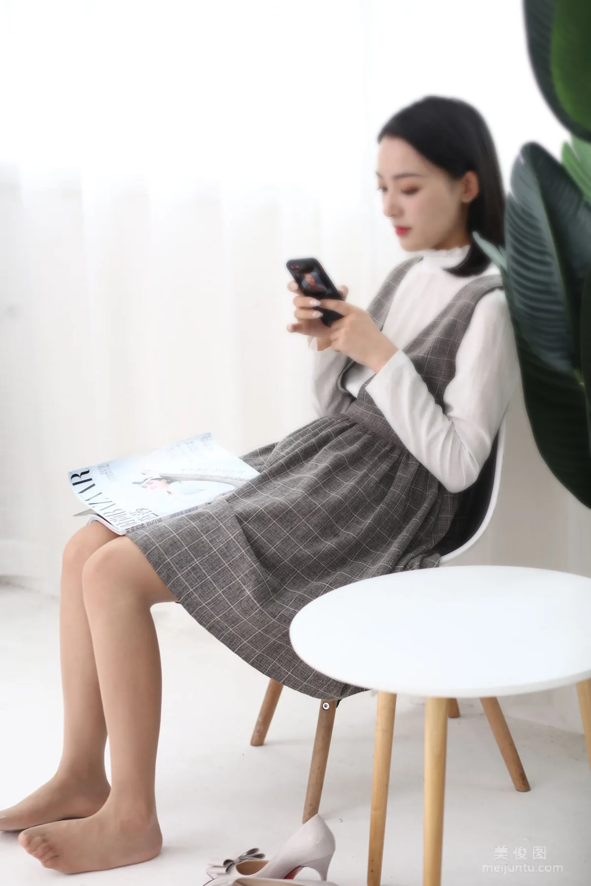 [Naisi] NO.133 Xiu Xiu, Acting Young Two-Piece Set, Shirt and Suspender Skirt photo 15