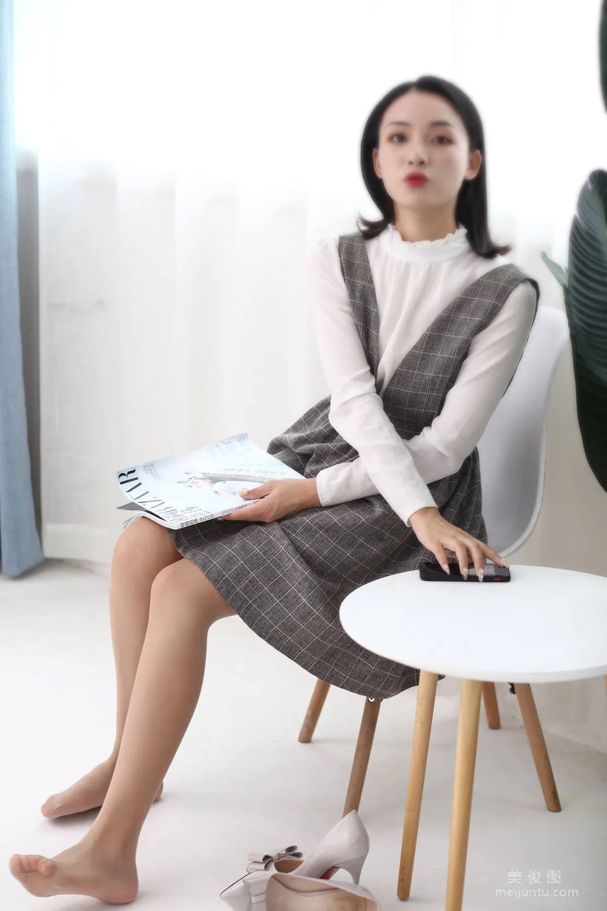 [Naisi] NO.133 Xiu Xiu, Acting Young Two-Piece Set, Shirt and Suspender Skirt photo 17