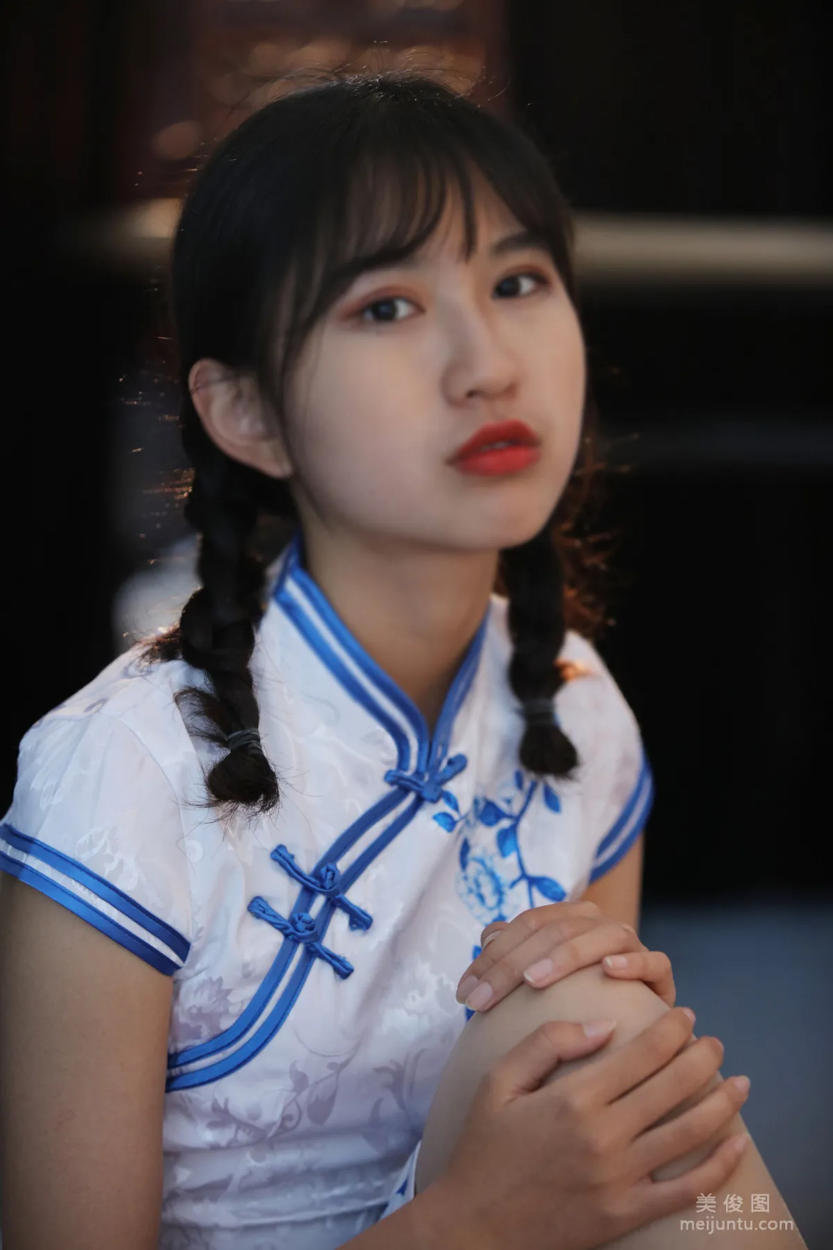 [奈丝] NO.114 小橙子 - 初尝旗袍肉丝31