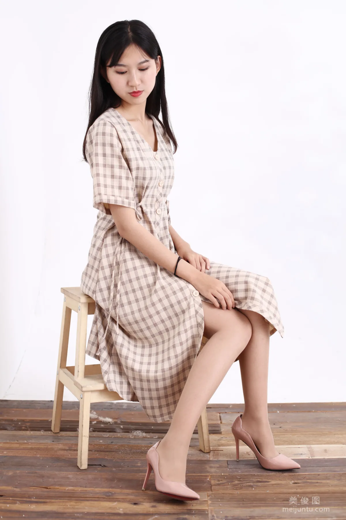[奈丝] NO.128 小橙子 - 80年代的复古衬衫裙1