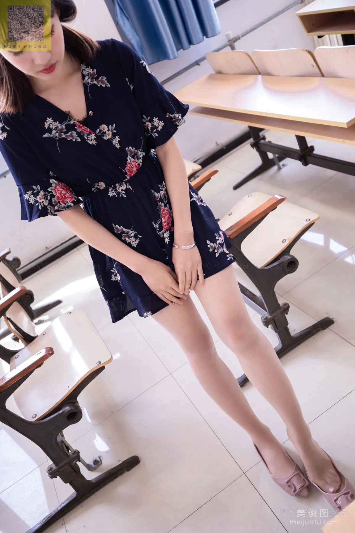 [LSS] NO.087 Xiao Xue - Classroom Floral Dress, Photo Set photo 78