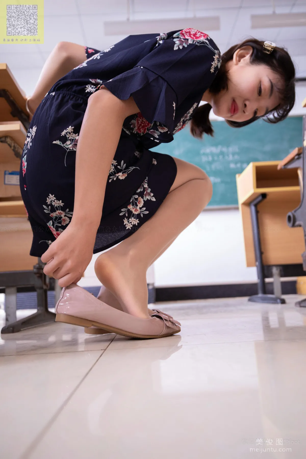 [LSS] NO.087 Xiao Xue - Classroom Floral Dress, Photo Set photo 75