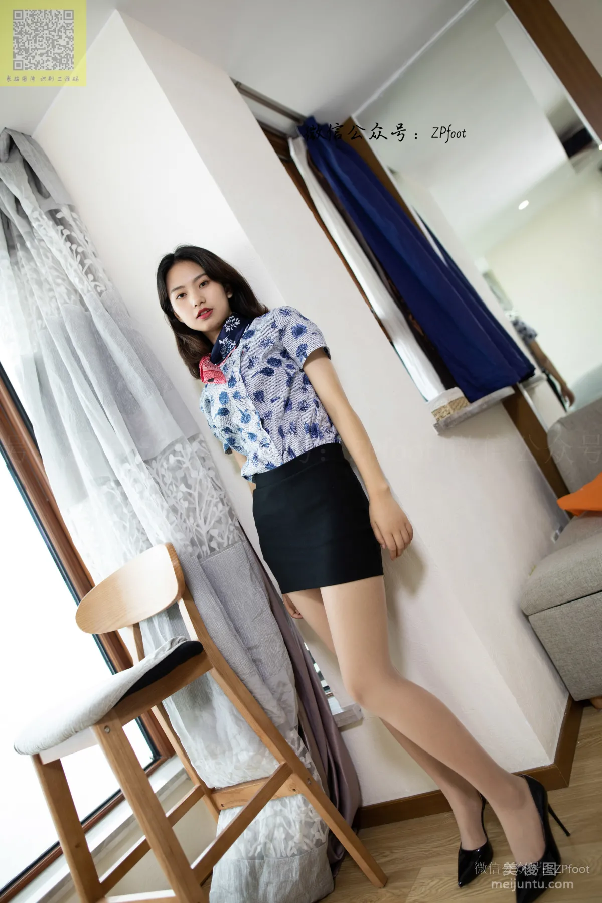 [山茶攝影LSS] NO.155 婷婷 - 制服絲襪 12