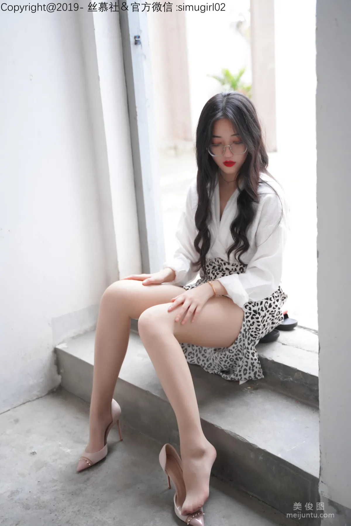 [SiMu] SM015 Shuang Shuang, Shuang Shuang's Leopard Print Slip Dress photo 67