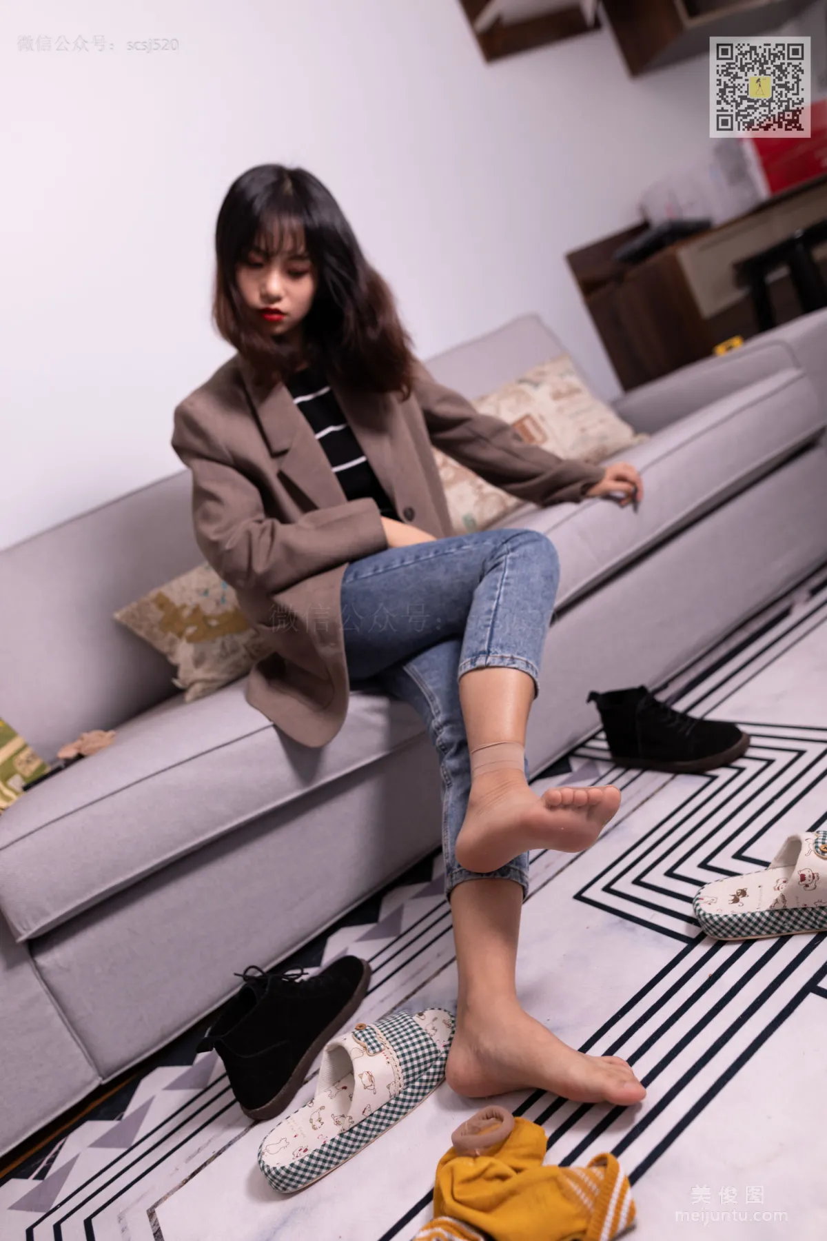 [LSS] NO.278 Ting Ting, Stockings or Cotton Socks, Which Is Your Favorite photo 63