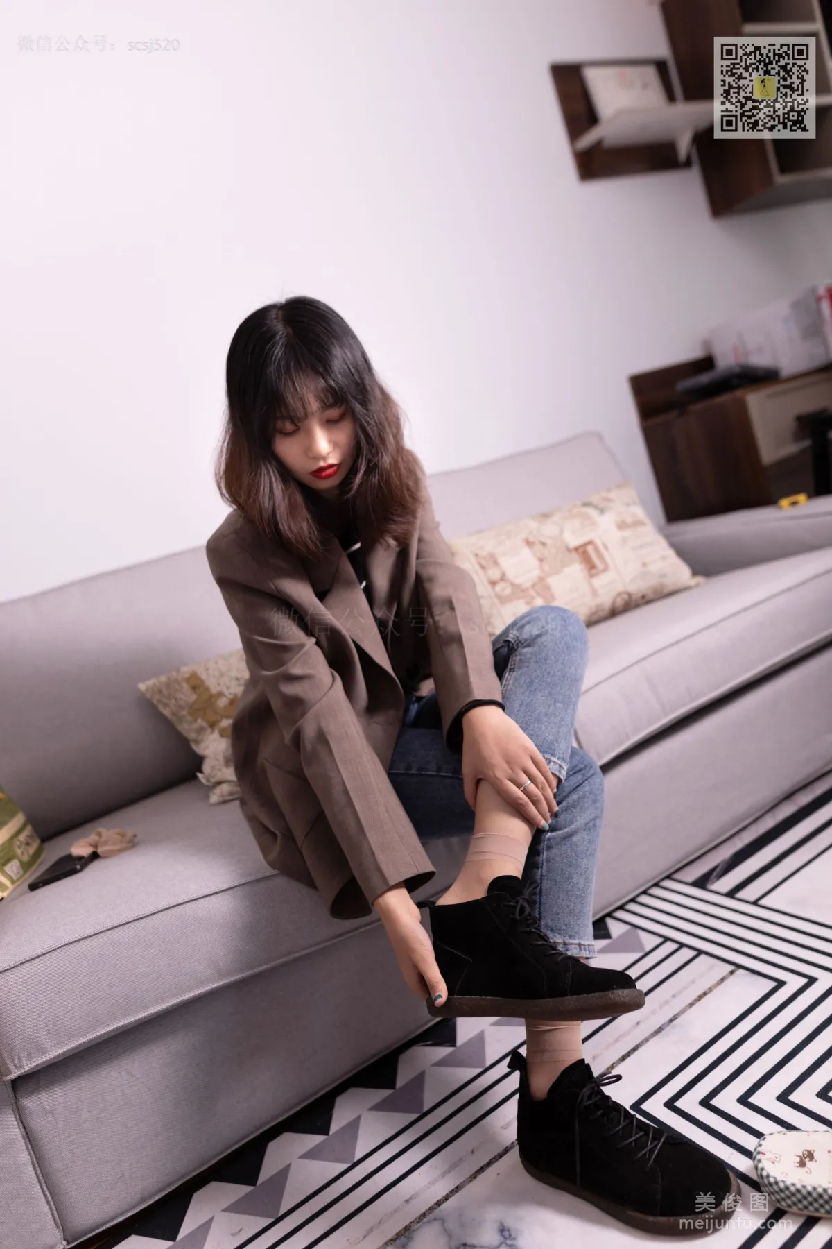 [LSS] NO.278 Ting Ting, Stockings or Cotton Socks, Which Is Your Favorite photo 44