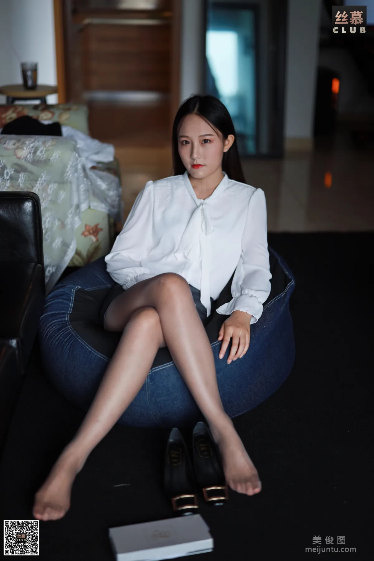 [SiMu] SM087 One Yuan a Day, Miss Zhang, Miss Zhang's Gray Stockings photo 14