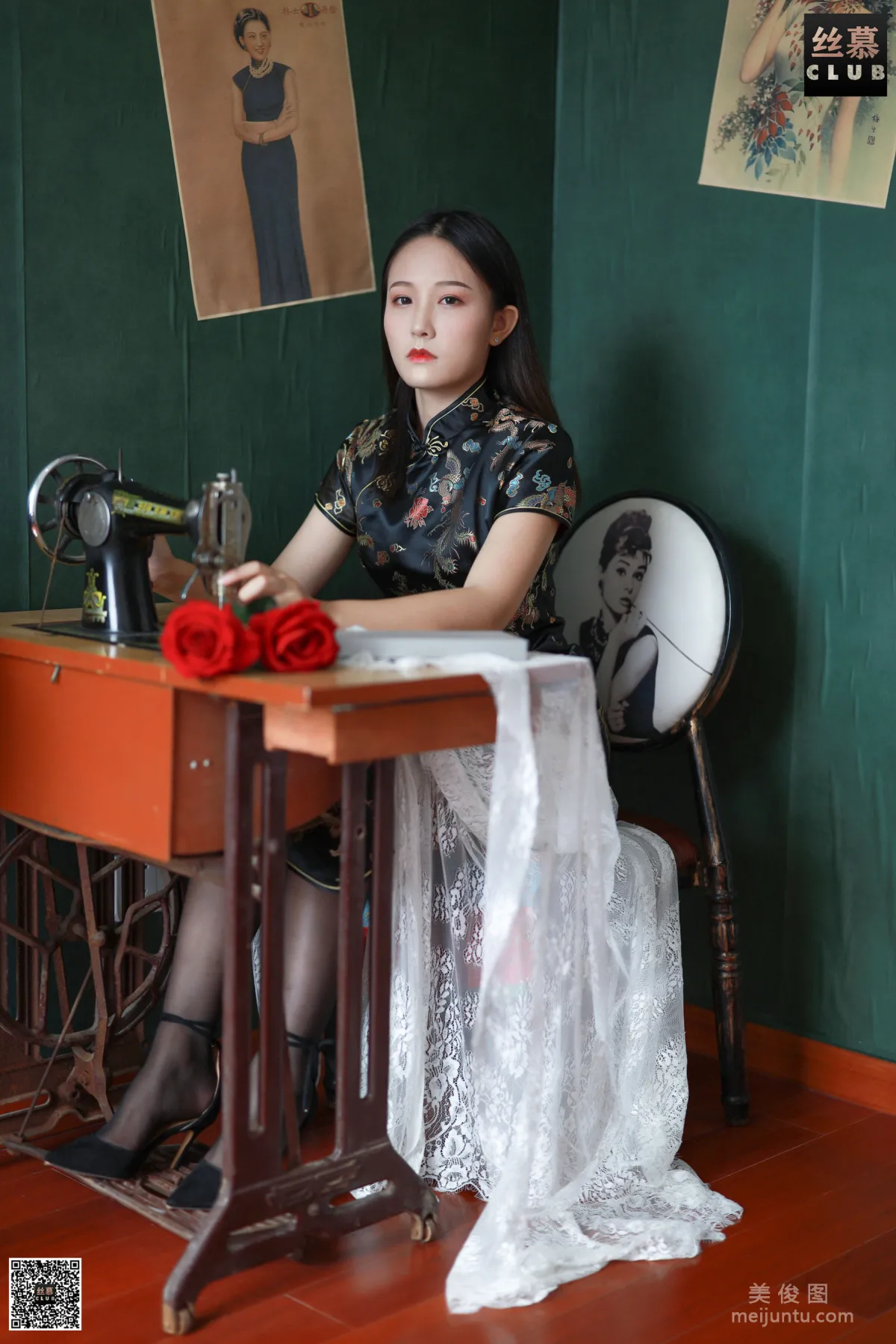 [SiMu] SM098 Tian Tian Yi Yuan, Miss Zhang, Qipao Show photo 20