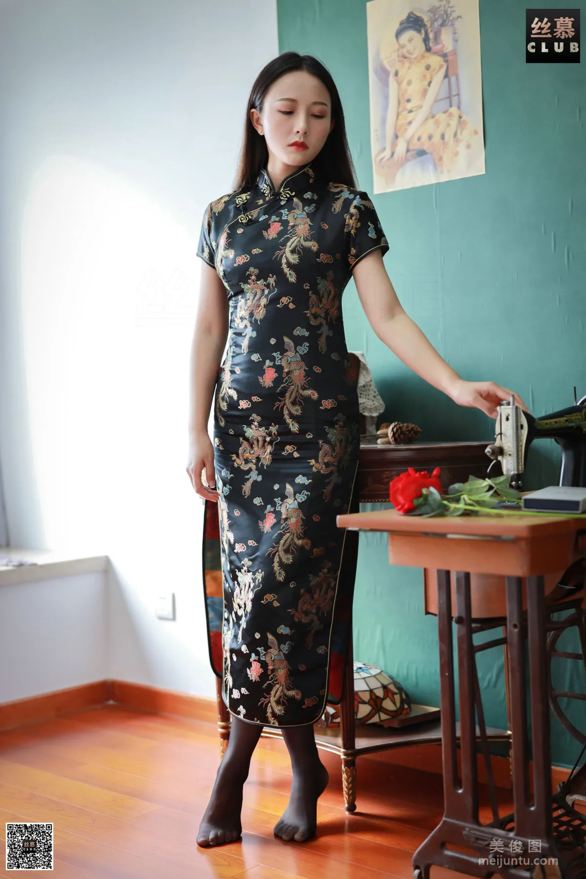 [SiMu] SM098 Tian Tian Yi Yuan, Miss Zhang, Qipao Show photo 58