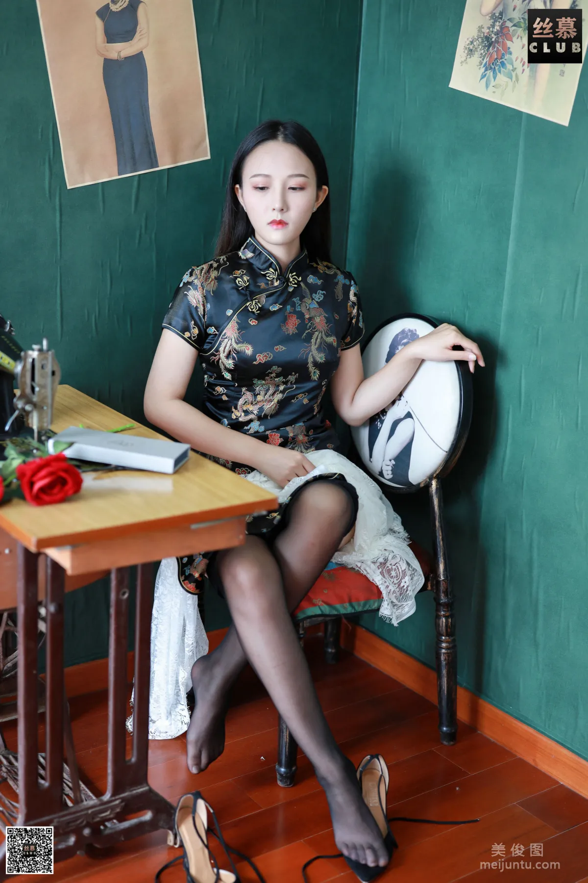 [SiMu] SM098 Tian Tian Yi Yuan, Miss Zhang, Qipao Show photo 55