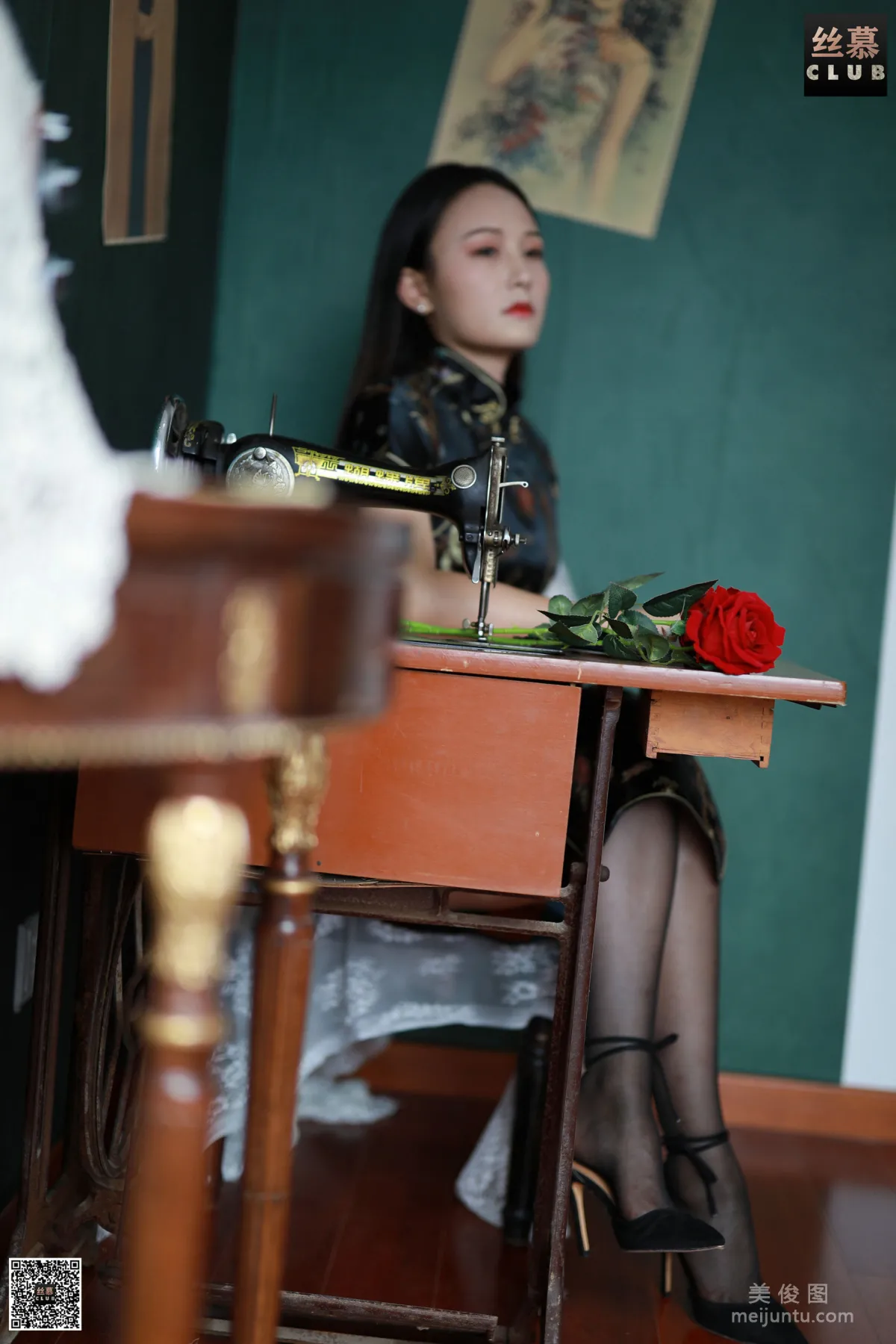 [SiMu] SM098 Tian Tian Yi Yuan, Miss Zhang, Qipao Show photo 3