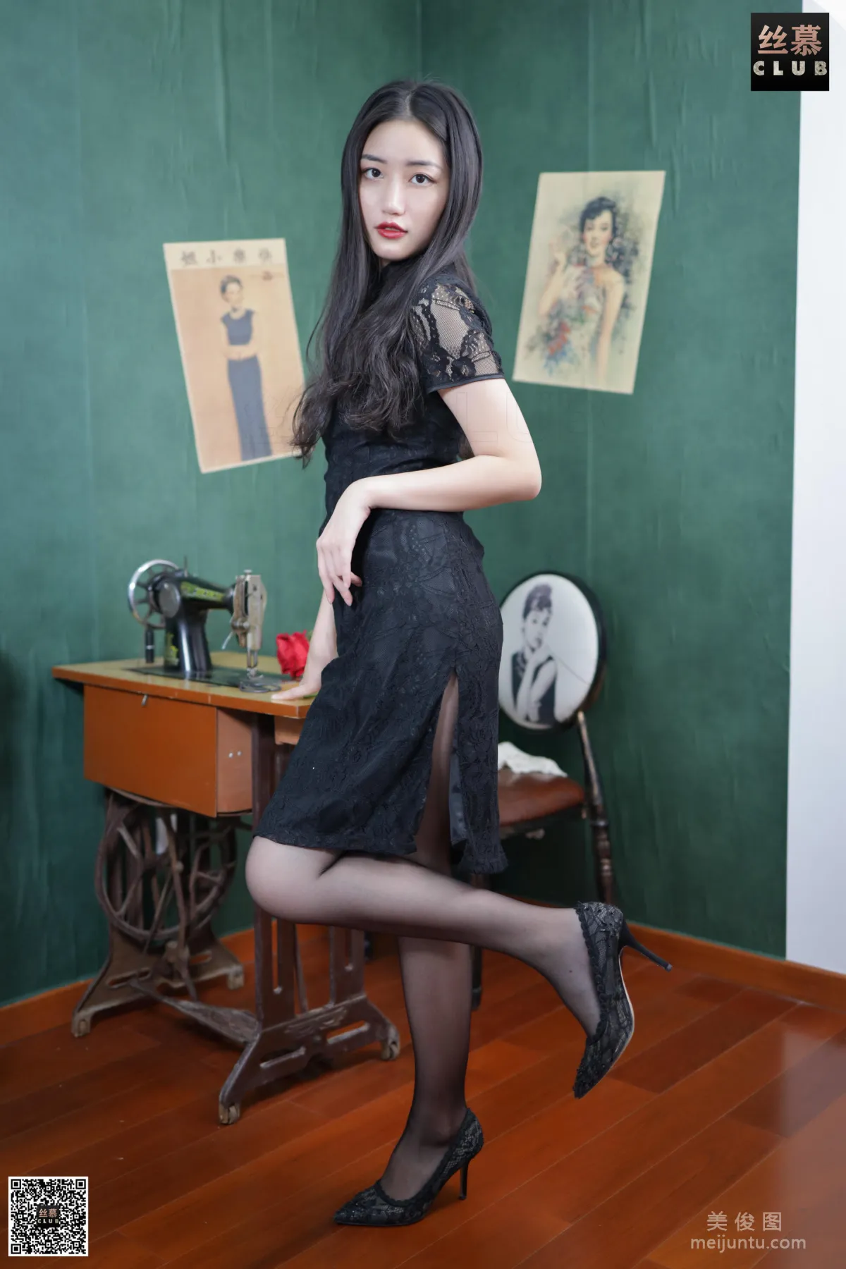 [SiMu] SM076 Daily One Yuan Shuang Shuang Shuang Shuang Tenderness Black Stockings photo 53