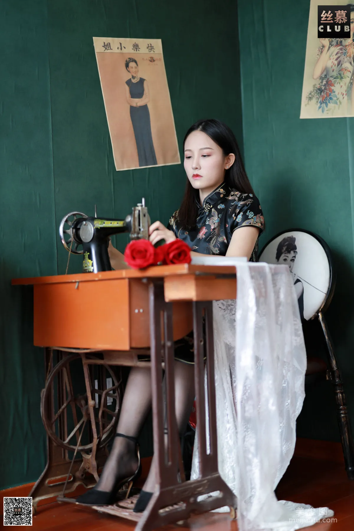 [SiMu] SM098 Tian Tian Yi Yuan, Miss Zhang, Qipao Show photo 16