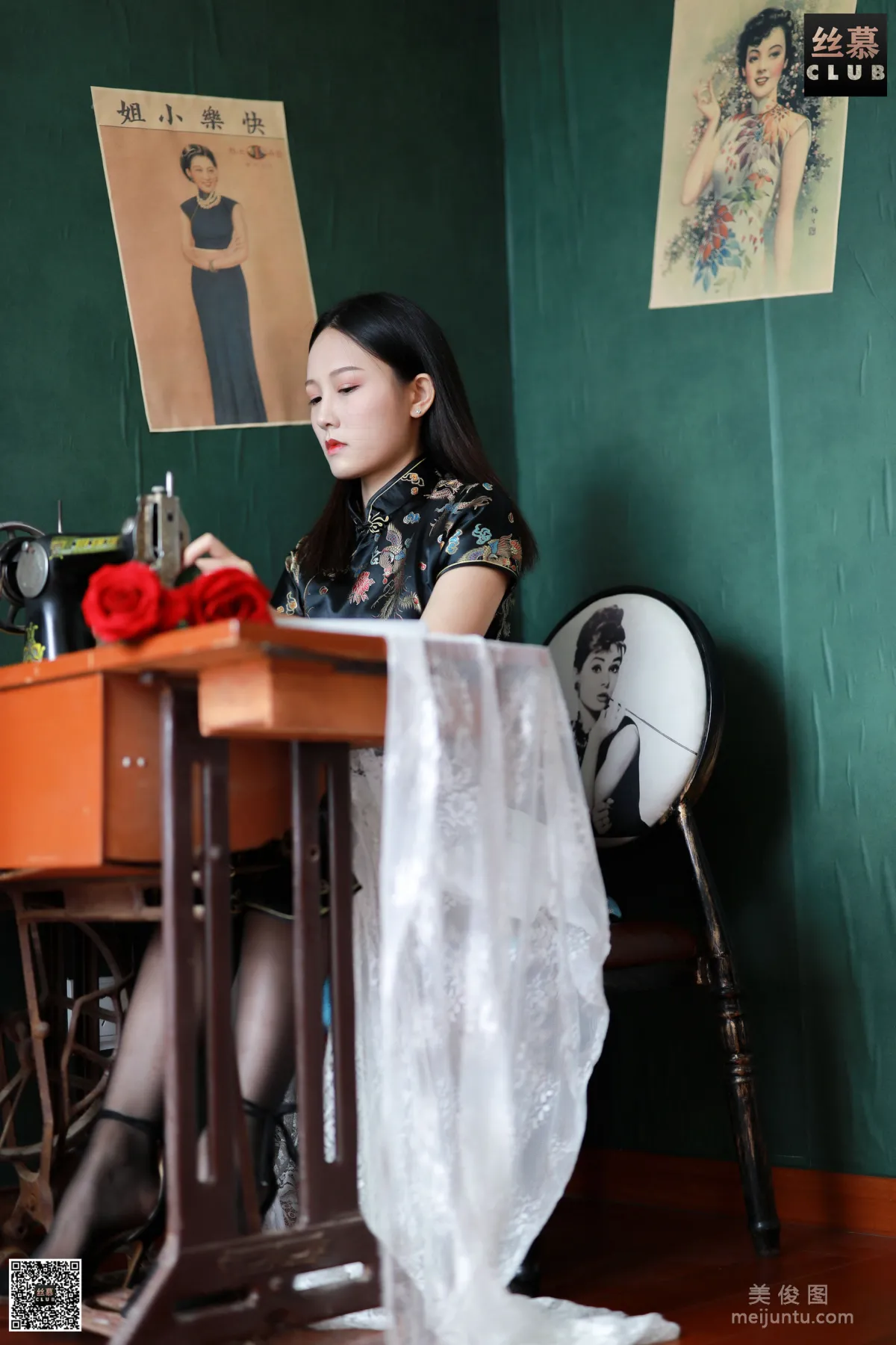 [SiMu] SM098 Tian Tian Yi Yuan, Miss Zhang, Qipao Show photo 17