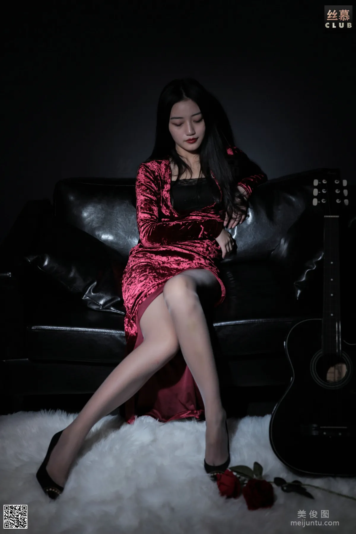[SiMu] SM097 Tian Tian Yi Yuan, Shuang Shuang, Night of Dark Tones photo 63