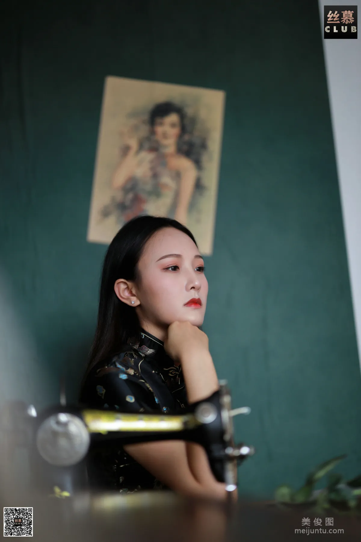 [SiMu] SM098 Tian Tian Yi Yuan, Miss Zhang, Qipao Show photo 2
