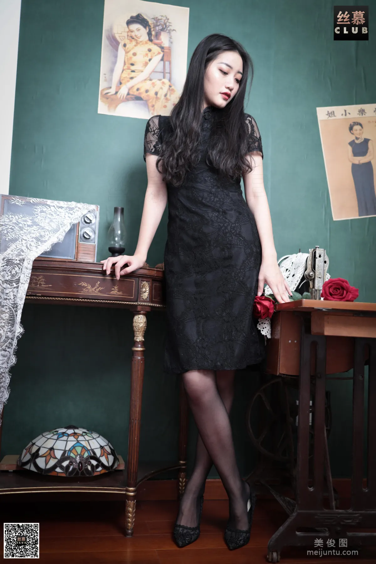 [SiMu] SM076 Daily One Yuan Shuang Shuang Shuang Shuang Tenderness Black Stockings photo 17