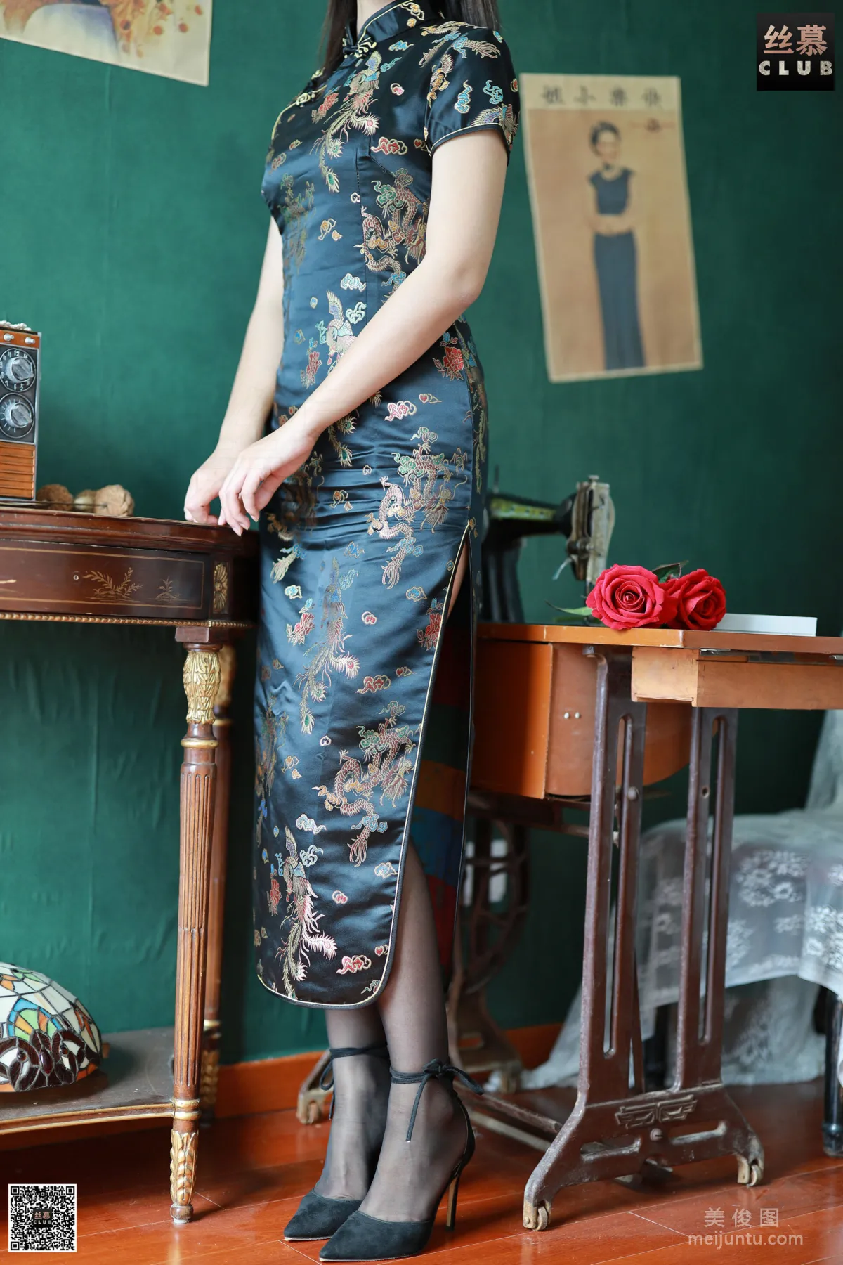 [SiMu] SM098 Tian Tian Yi Yuan, Miss Zhang, Qipao Show photo 9