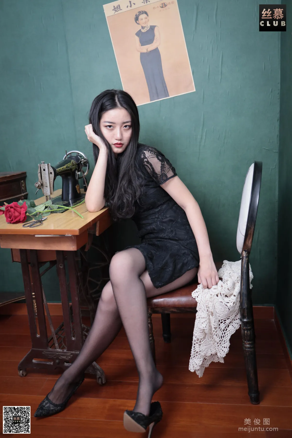 [SiMu] SM076 Daily One Yuan Shuang Shuang Shuang Shuang Tenderness Black Stockings photo 21