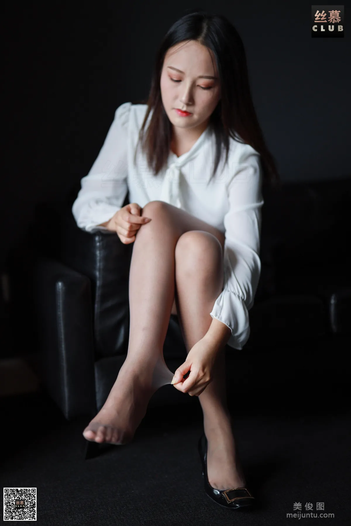 [SiMu] SM087 One Yuan a Day, Miss Zhang, Miss Zhang's Gray Stockings photo 37