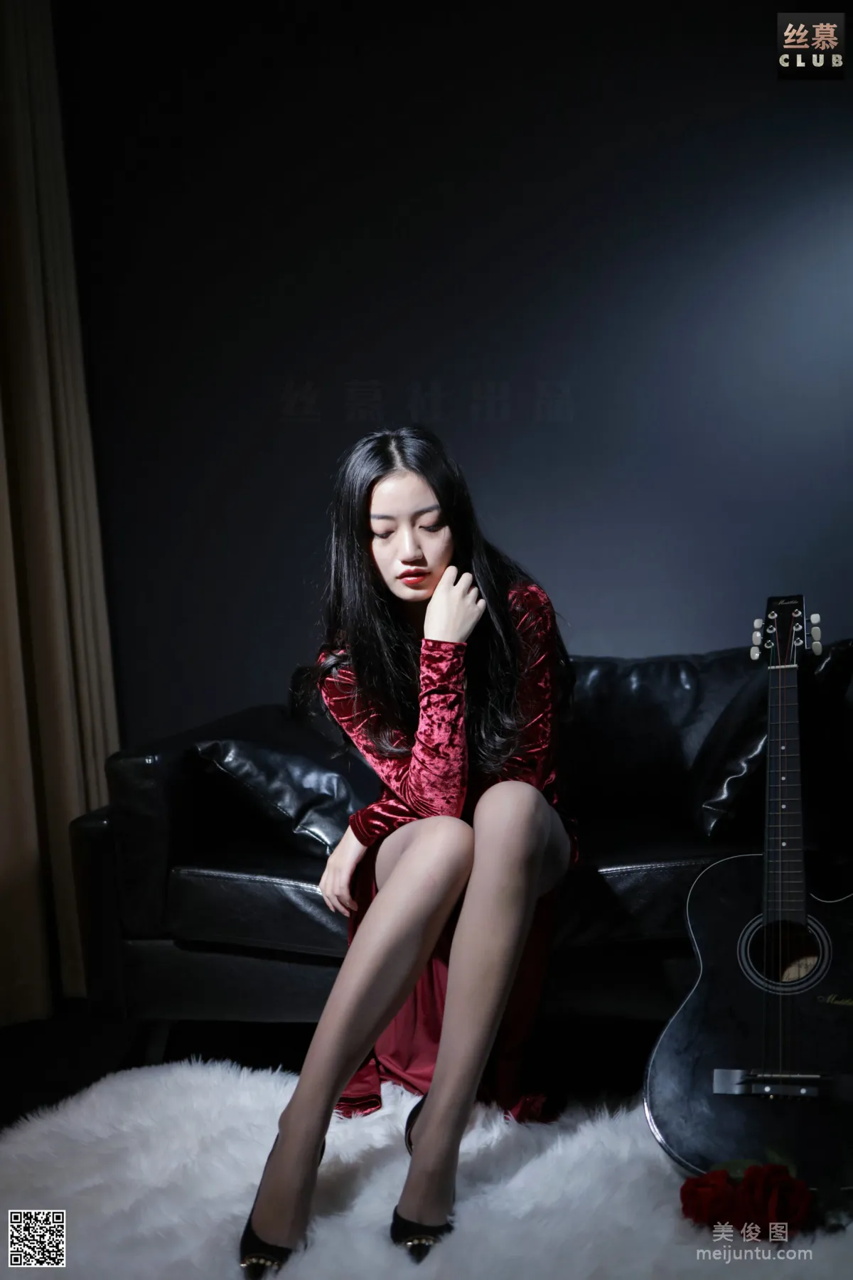 [SiMu] SM097 Tian Tian Yi Yuan, Shuang Shuang, Night of Dark Tones photo 46