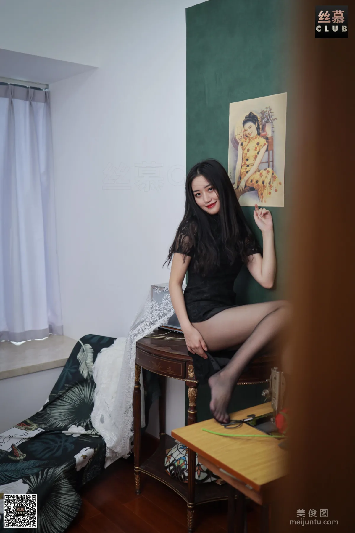 [SiMu] SM076 Daily One Yuan Shuang Shuang Shuang Shuang Tenderness Black Stockings photo 44
