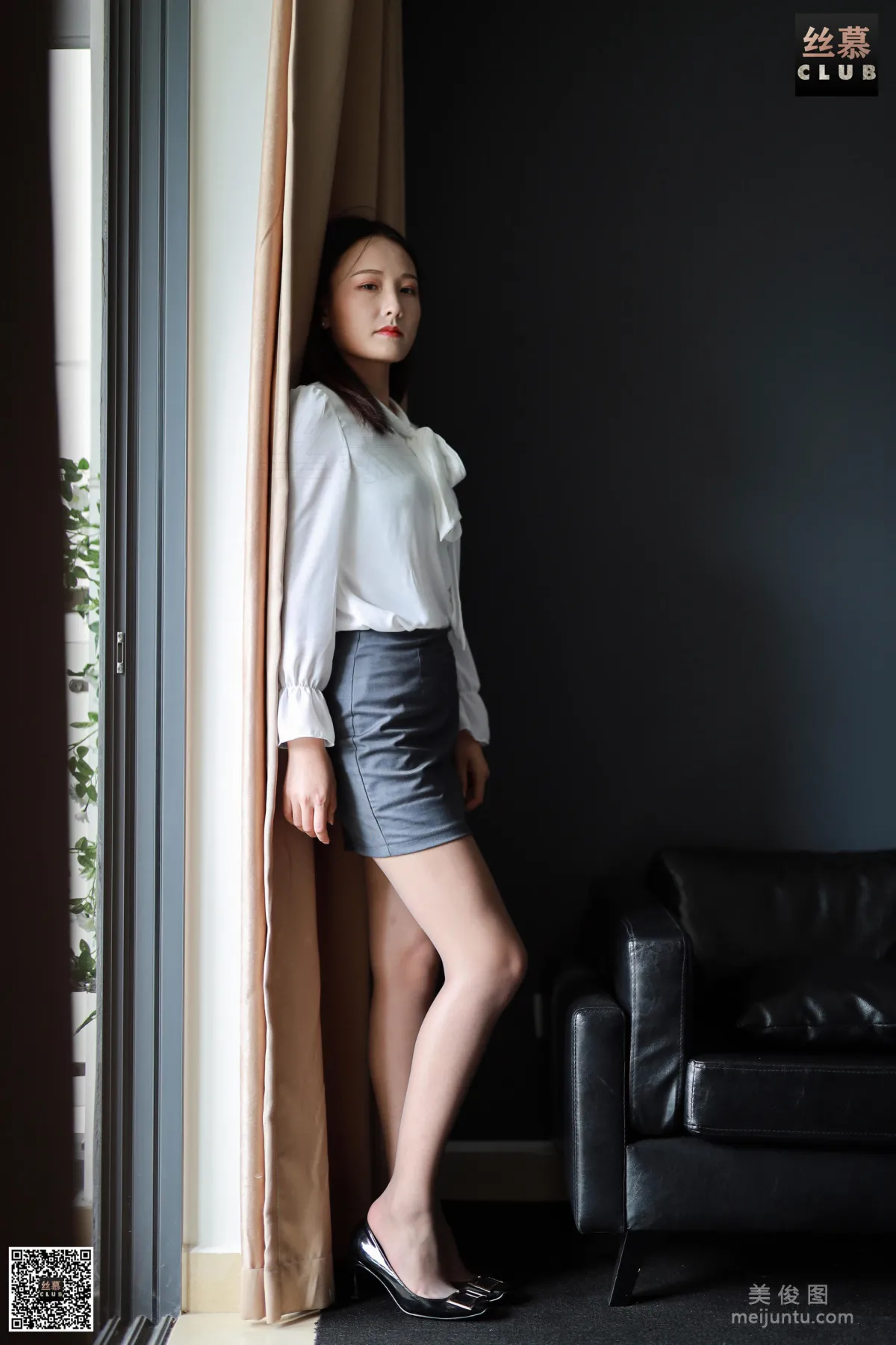 [SiMu] SM087 One Yuan a Day, Miss Zhang, Miss Zhang's Gray Stockings photo 29