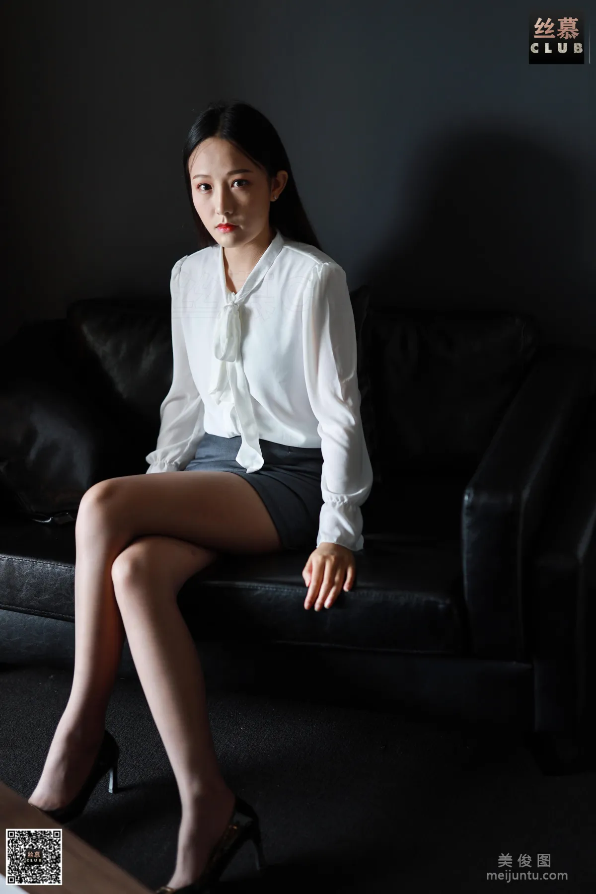 [SiMu] SM087 One Yuan a Day, Miss Zhang, Miss Zhang's Gray Stockings photo 34