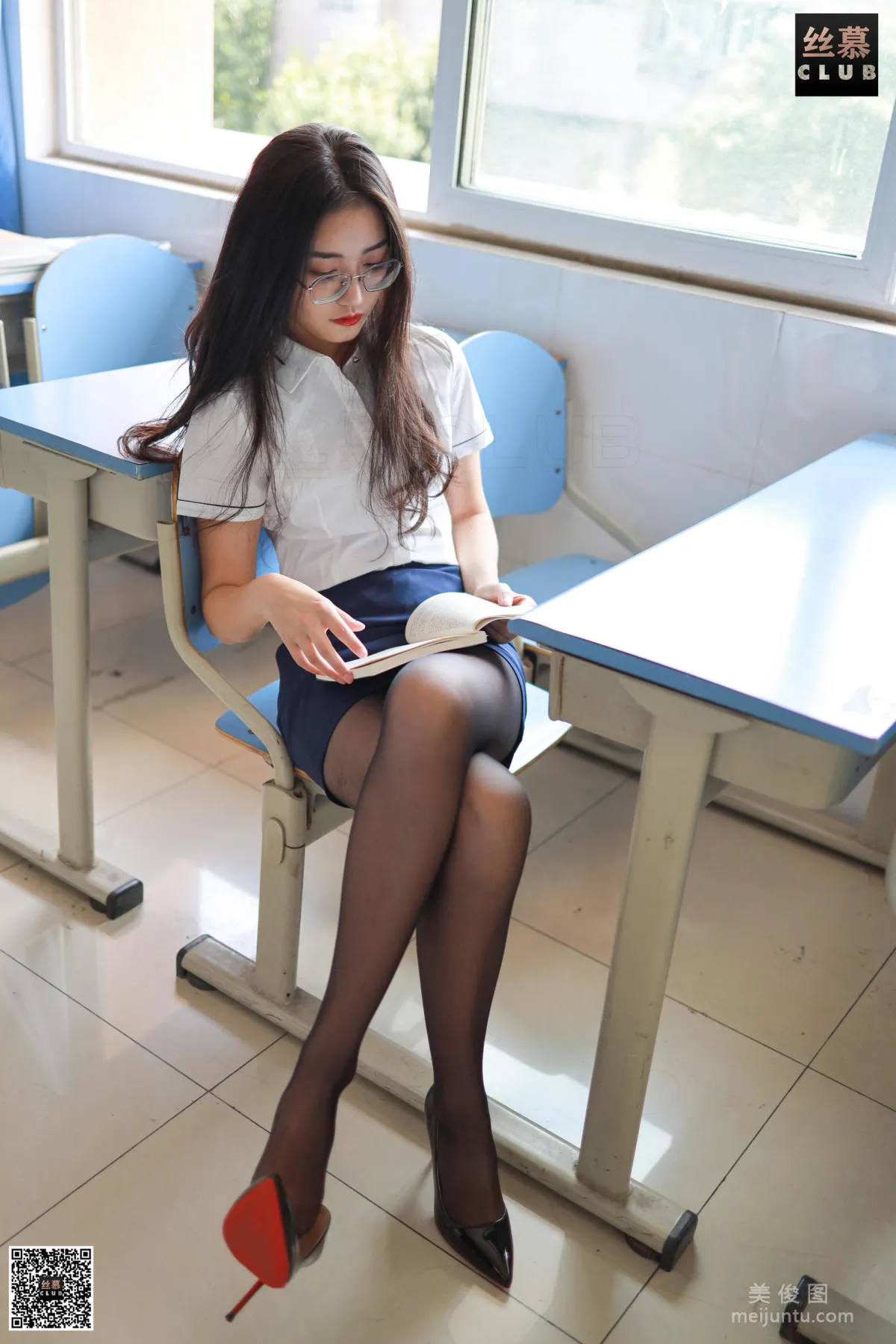 [SiMu] SM083 Tian Tian Yi Yuan Shuang Shuang, Dream Female Teacher, with sp photo 20