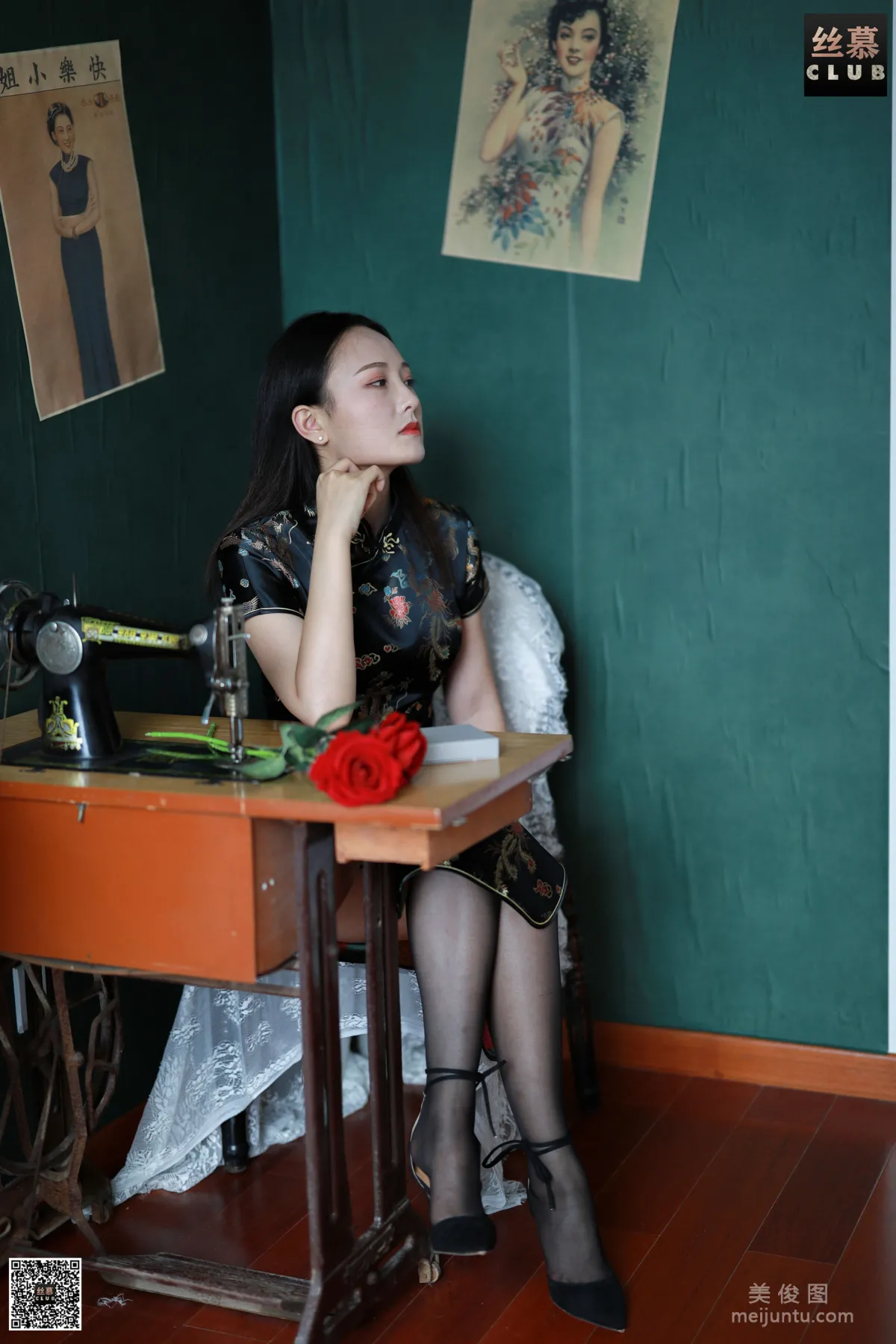 [SiMu] SM098 Tian Tian Yi Yuan, Miss Zhang, Qipao Show photo 62